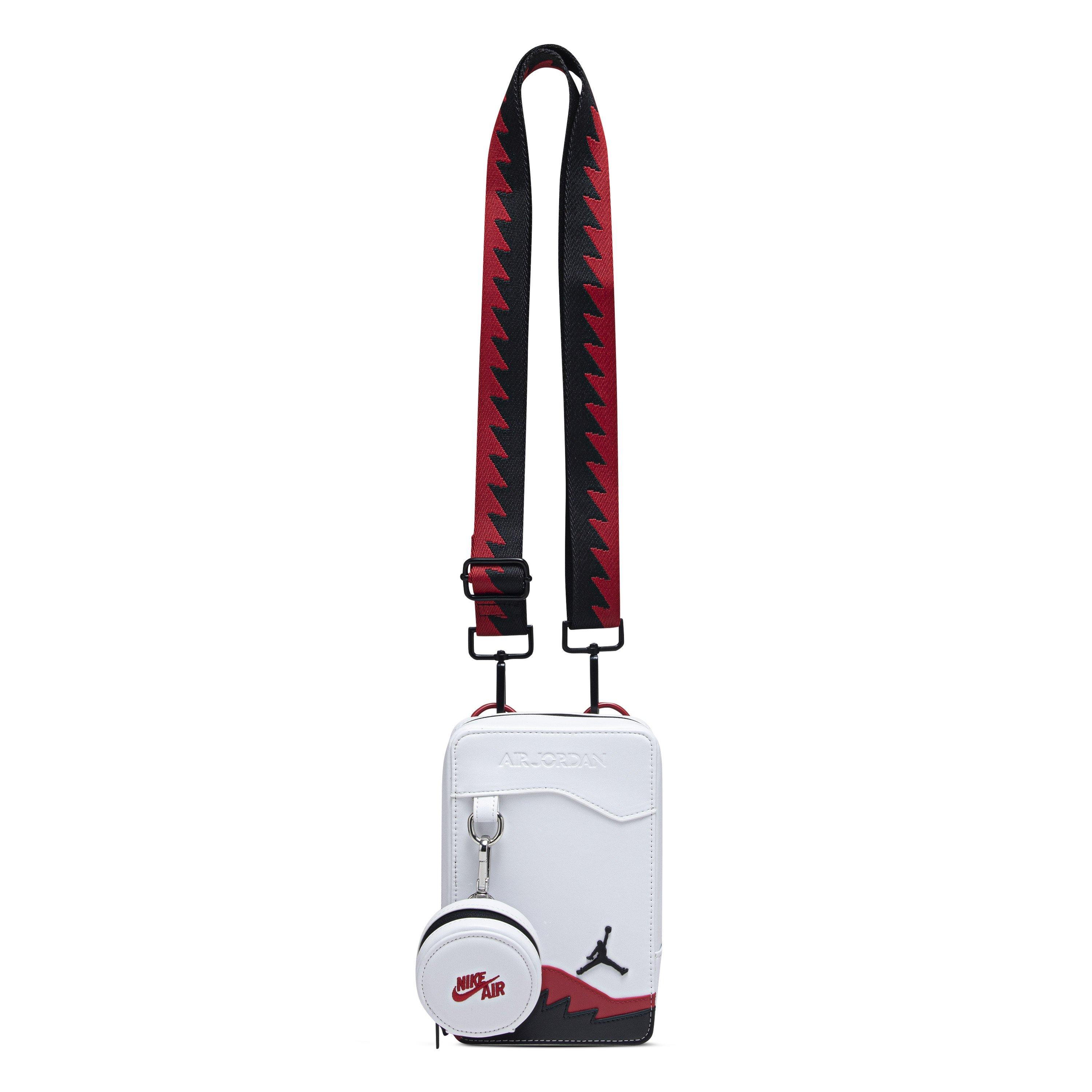 Jordan AJ5 White/Red/Black Crossbody