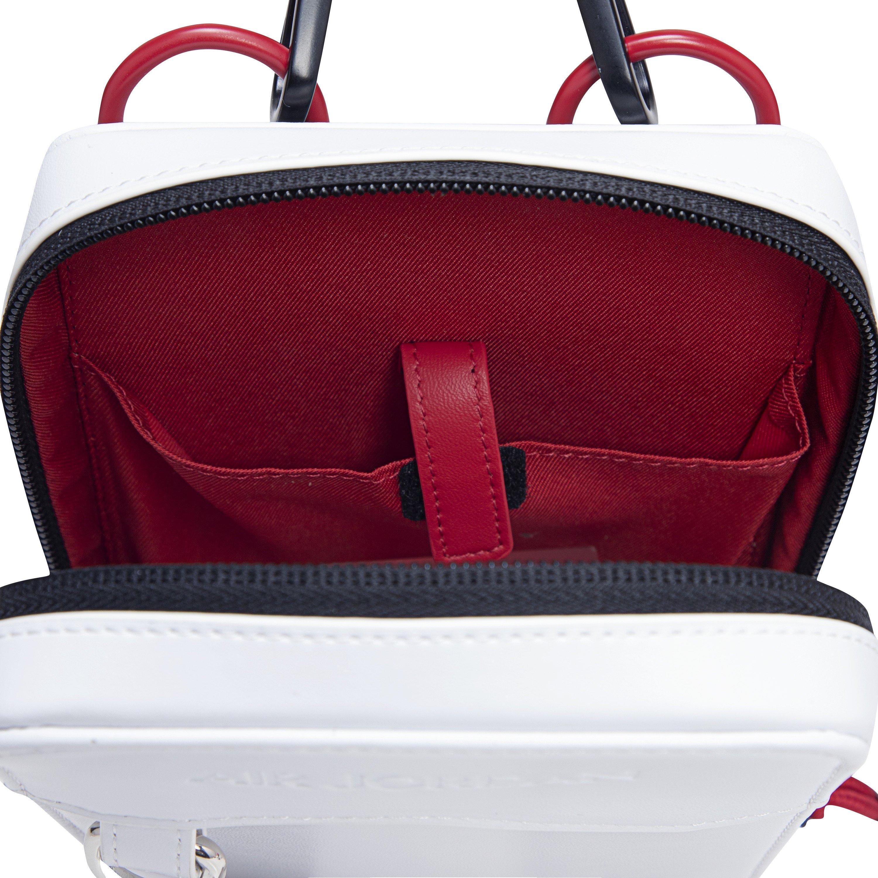 Jordan AJ5 White/Red/Black Crossbody