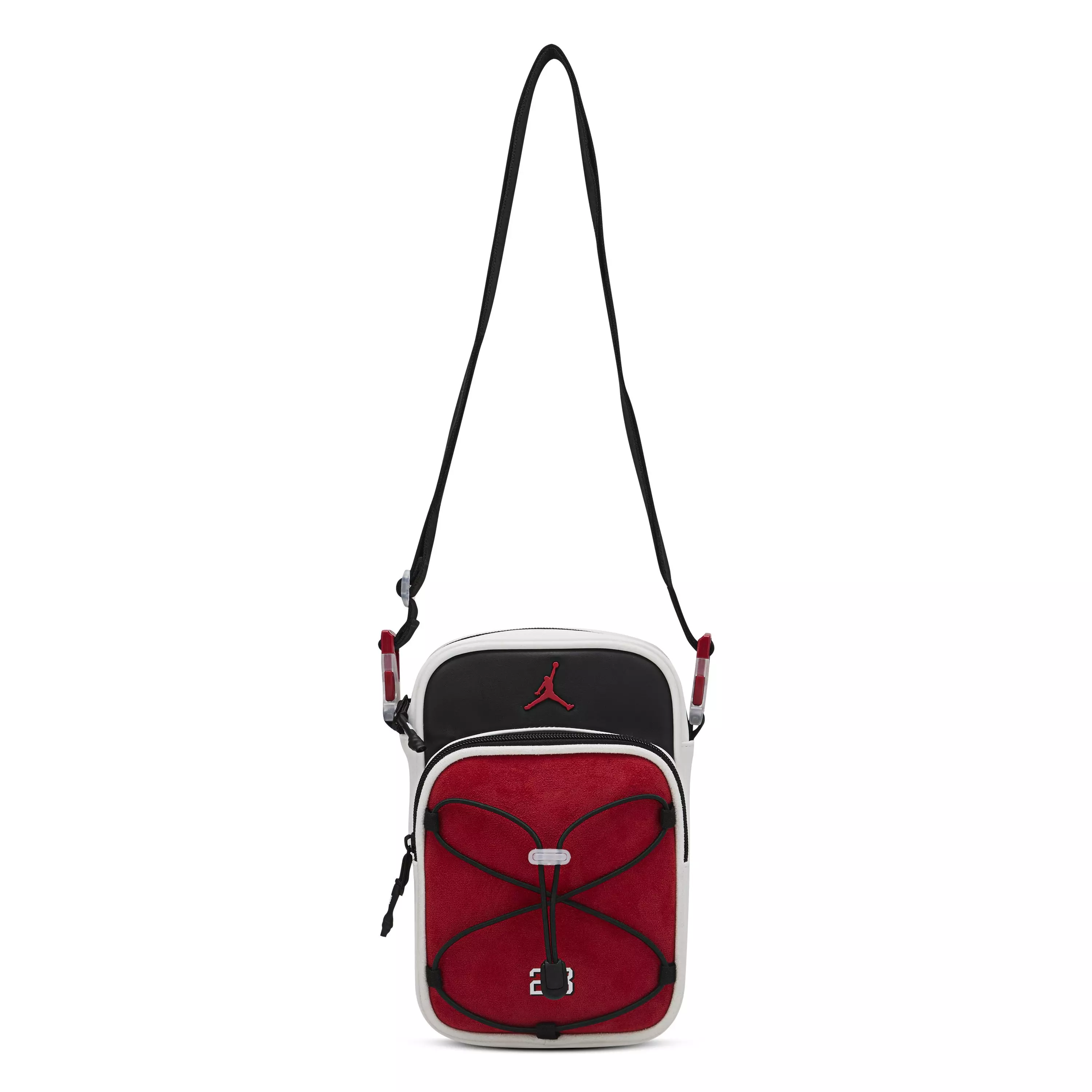 Jordan Festival Crossbody Bag-White/Red/Black - WHITE/RED/BLACK