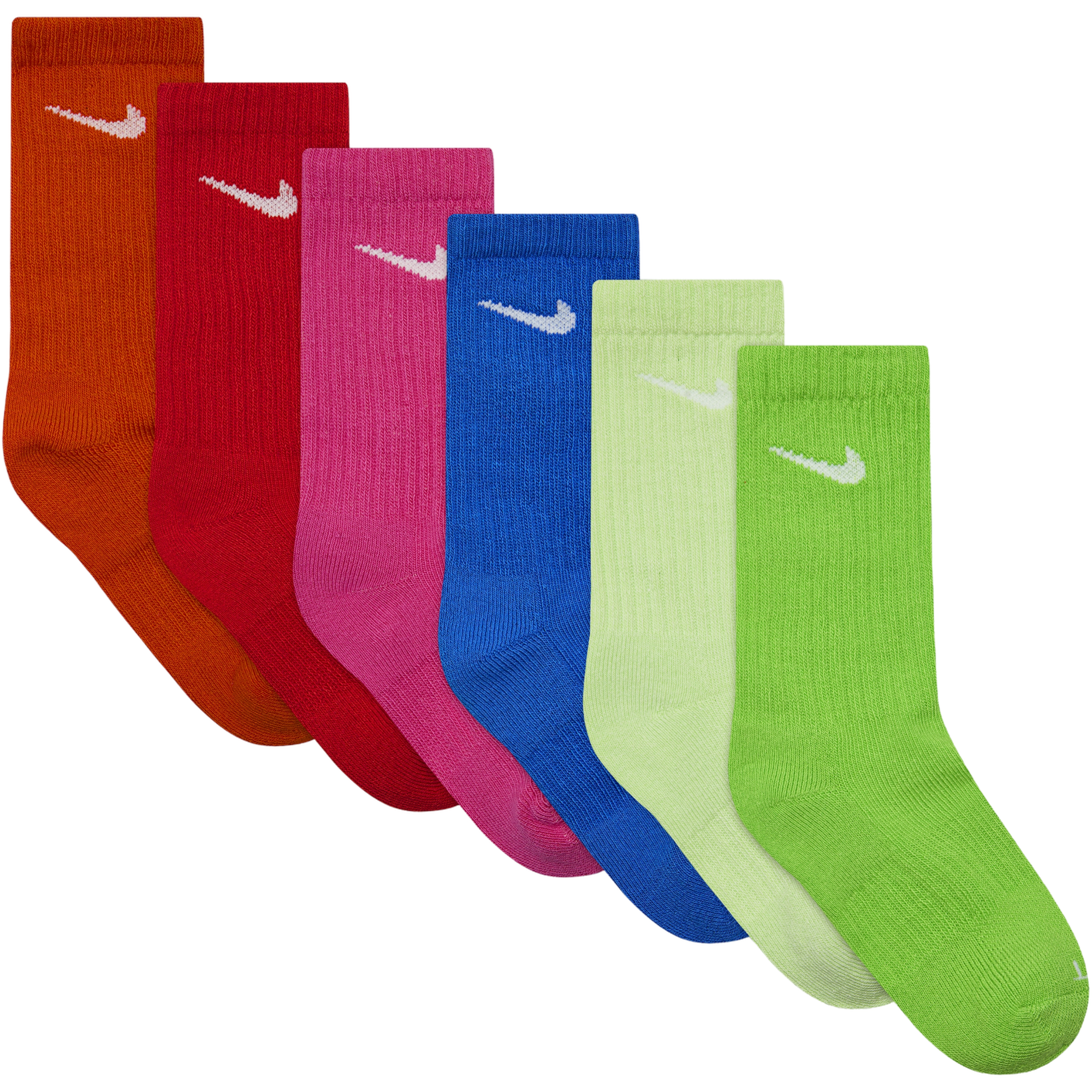 Nike Dri-FIT Performance Basics Crew Little Kids' Socks (6 Pack)