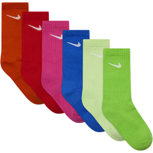 Nike Little Kids' Dri-FIT Performance Basics Crew Socks (6 Pack)
