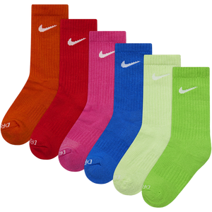 Nike Little Kids' Dri-FIT Performance Basics Crew Socks (6 Pack)