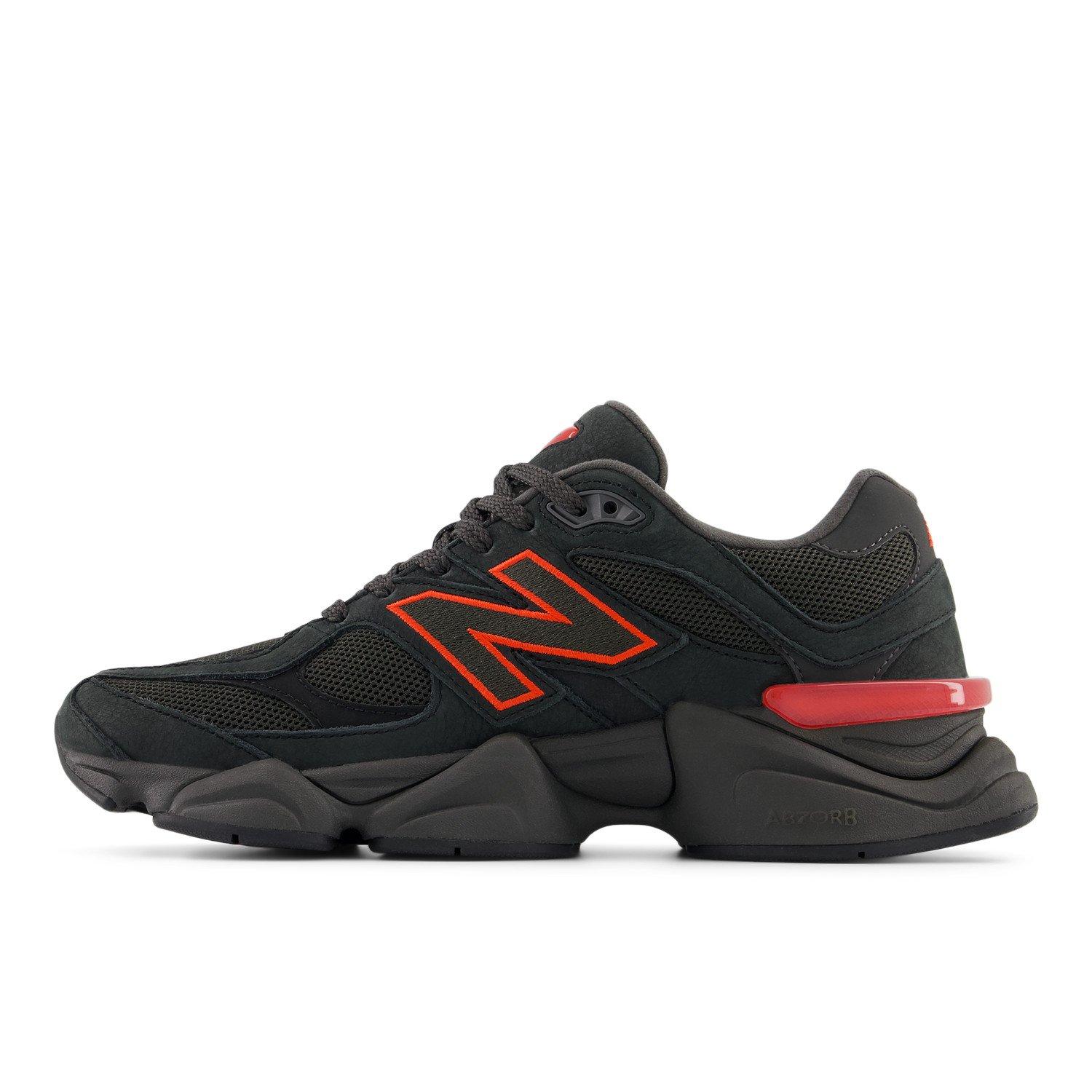 NEW BALANCE MEN\'S 12 ORANGE BLACK LIFESTYLE RUNNING SHOES 9060 NIB New Balance 9060  main image 2
