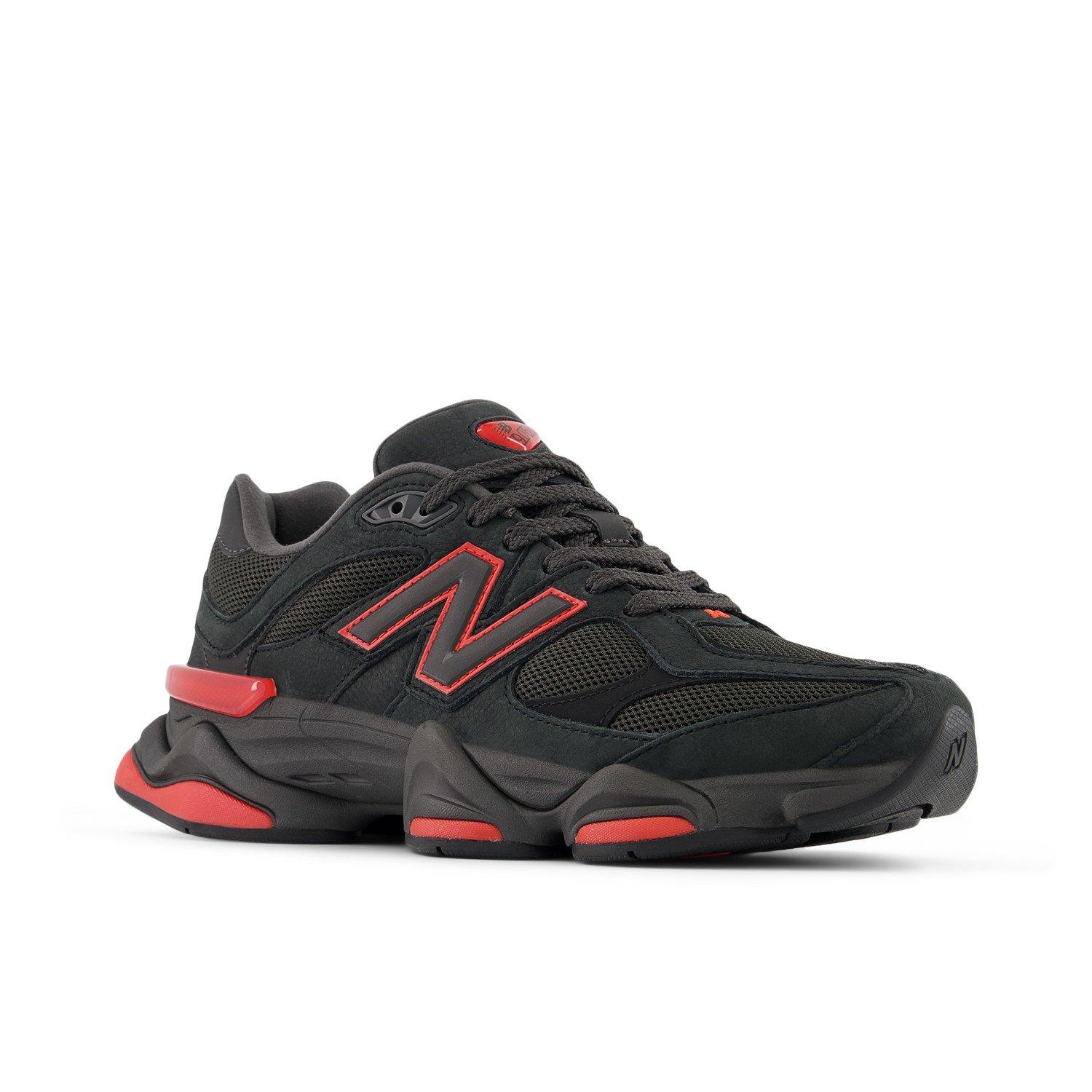 New Balance 9060 Black Unisex Shoe Mesh Upper | Hibbett
