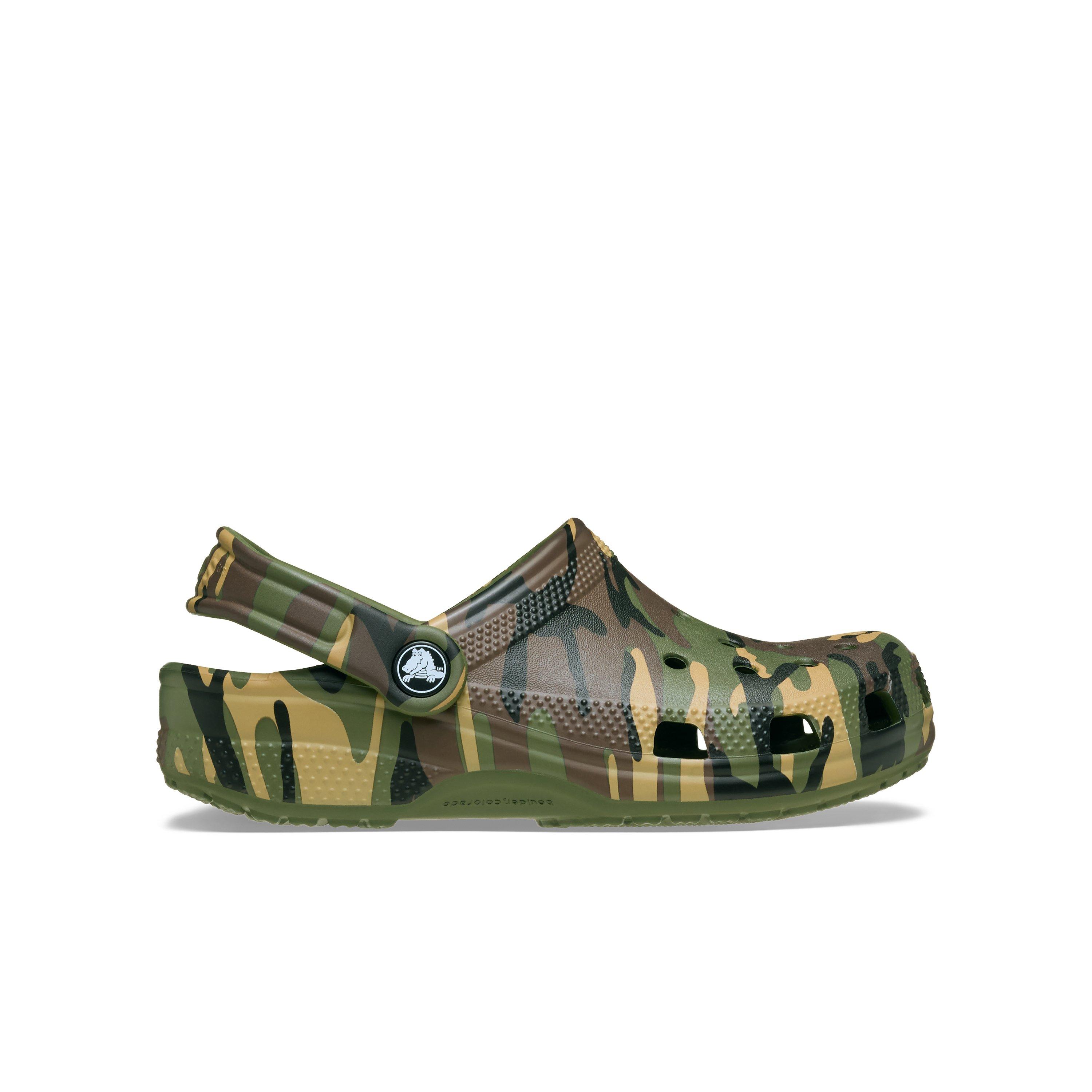 Crocs Classic "Camo" Grade School Boys' Clog - CAMOUFLAGE Thumbnail View 1
