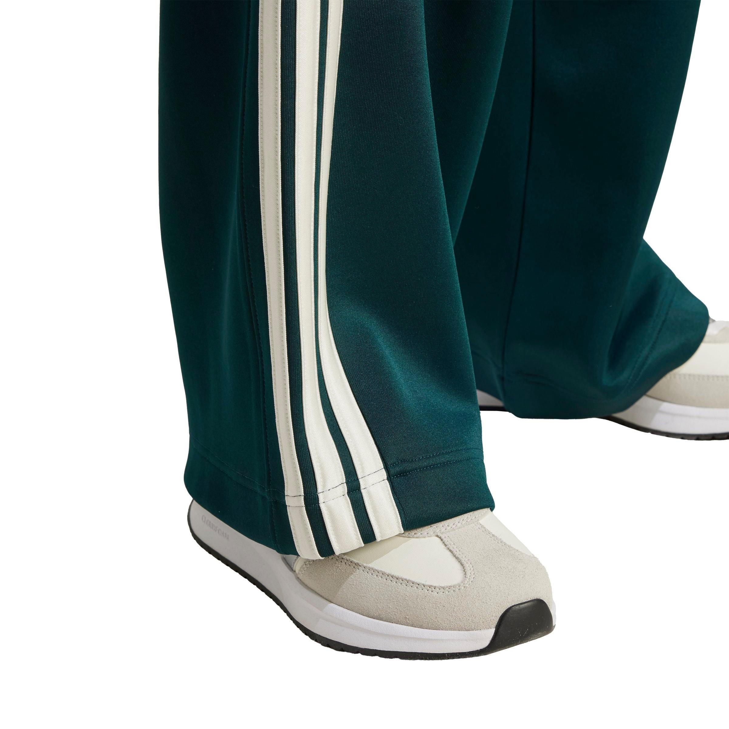 adidas Women's Stadium 3-Stripes Track Pants - GREEN Thumbnail View 3