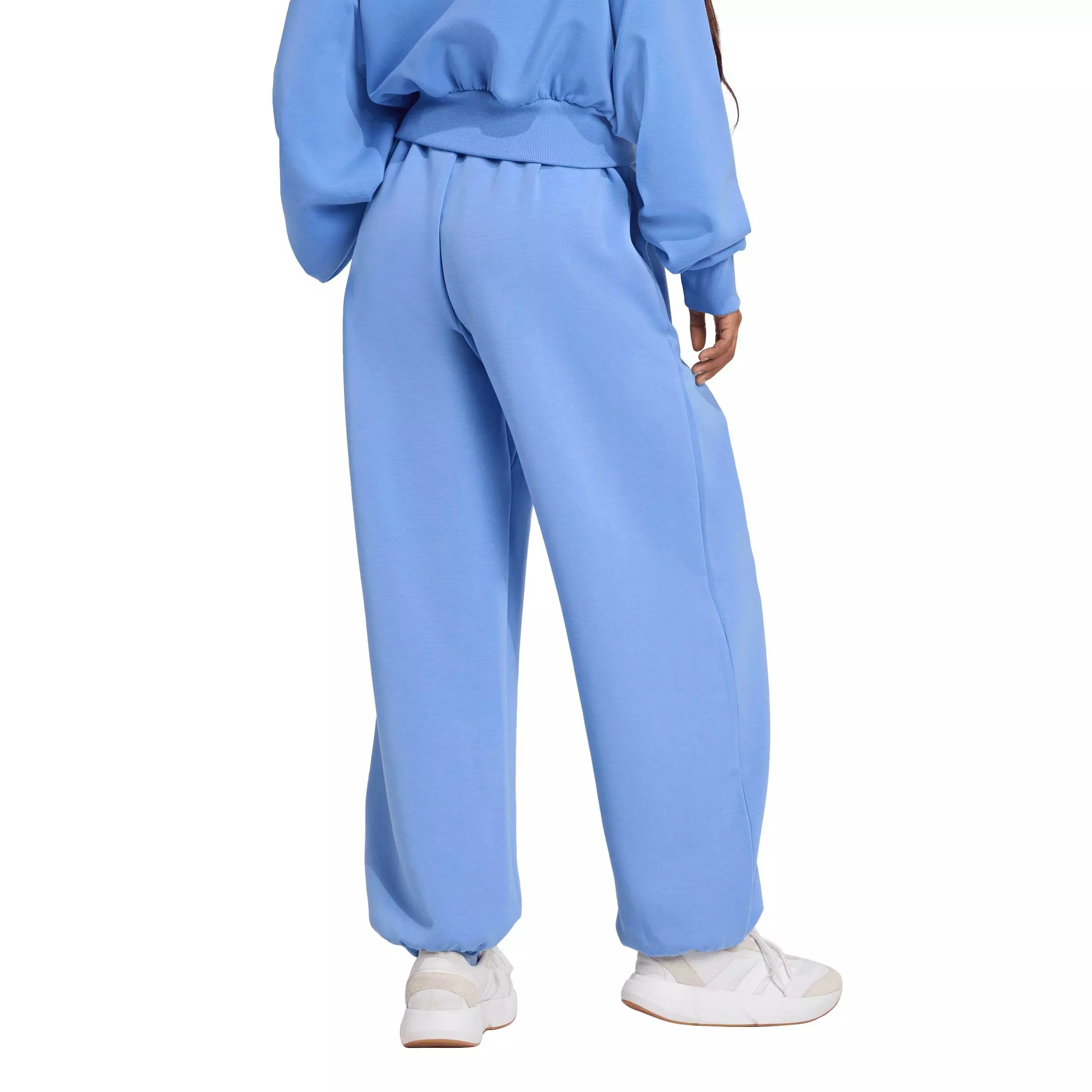 adidas Women's ALL SZN Soft Lux Loose Pants - Blue - BLUE