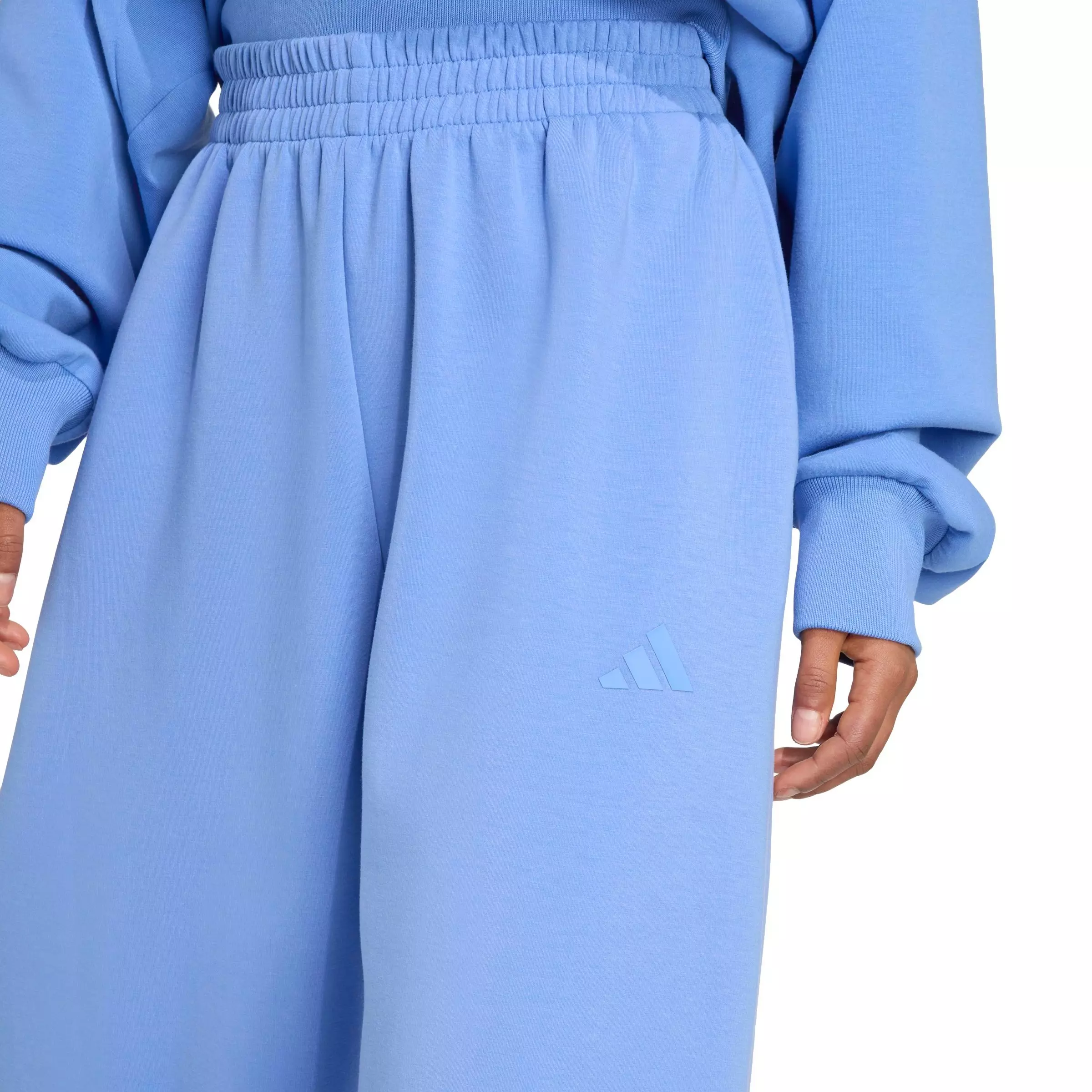 adidas Women's ALL SZN Soft Lux Loose Pants - Blue - BLUE