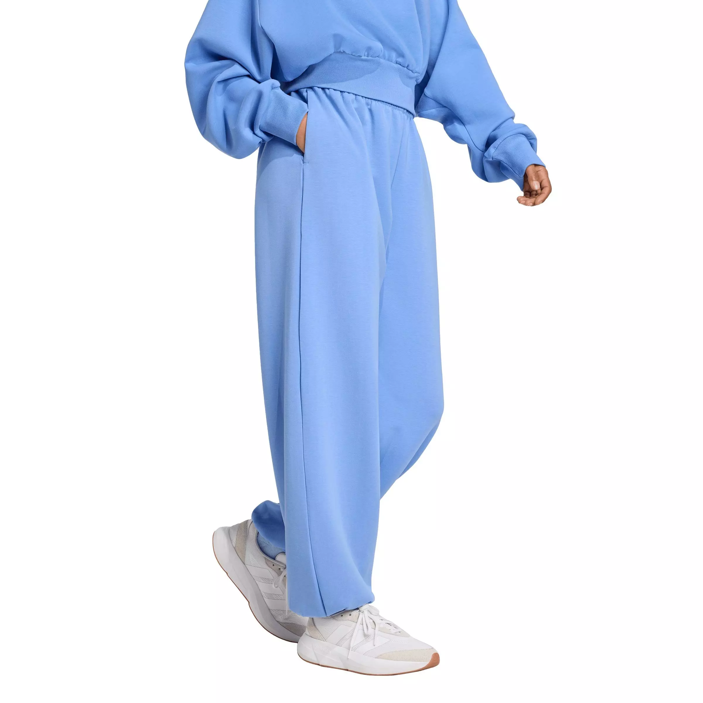 adidas Women's ALL SZN Soft Lux Loose Pants - BLUE