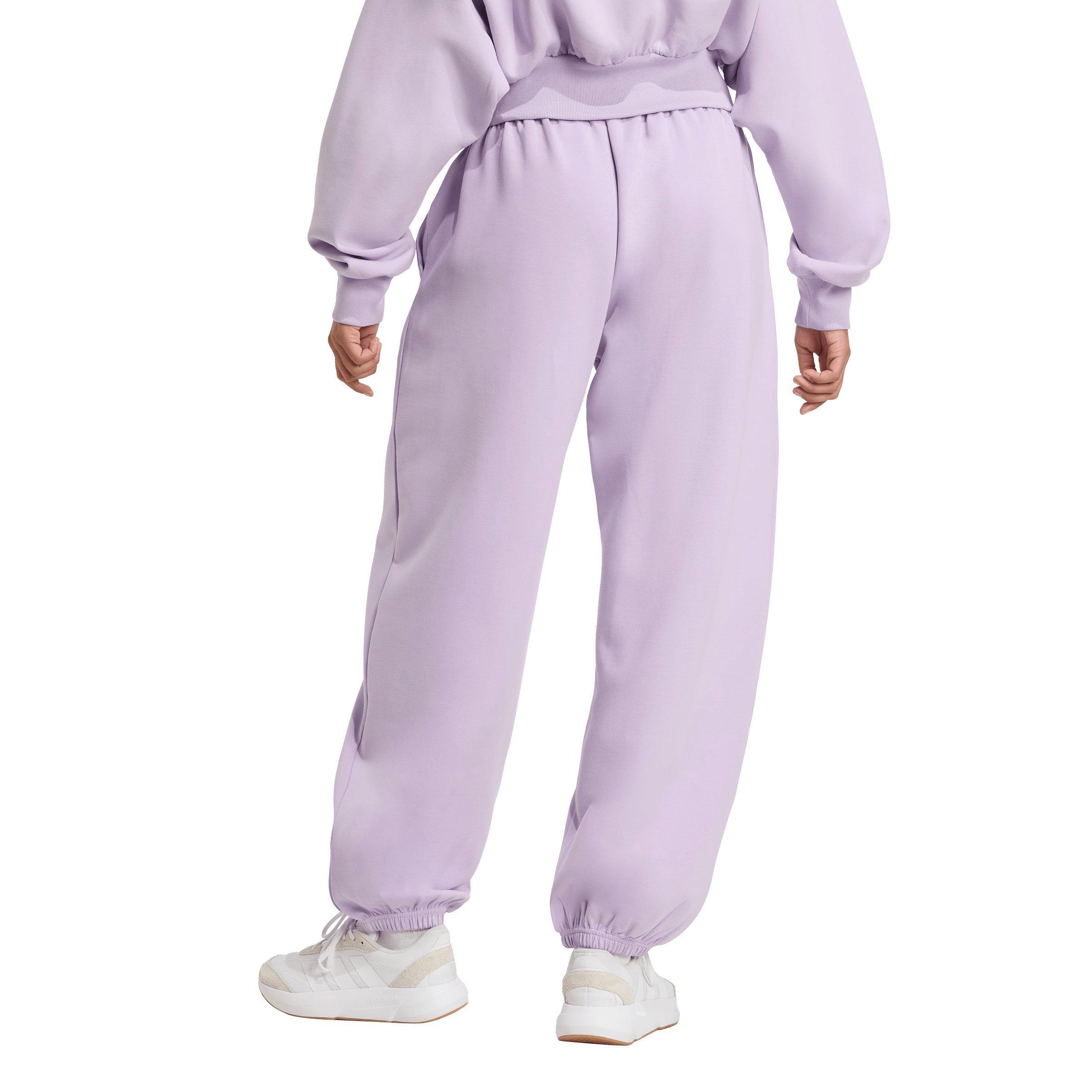 adidas Women's ALL SZN Soft Lux Loose Pants - Lilac - LILAC Thumbnail View 2