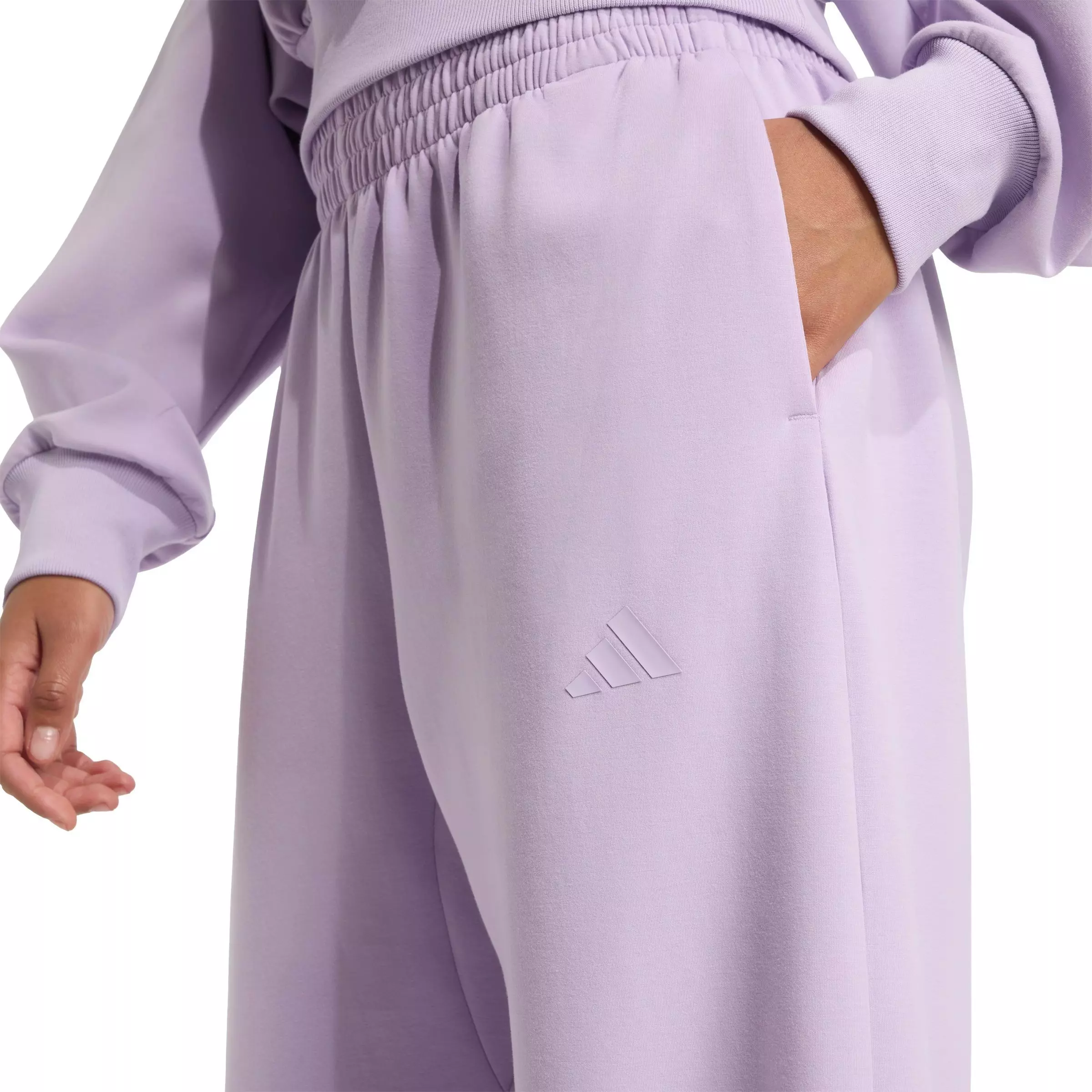adidas Women's ALL SZN Soft Lux Loose Pants - LILAC