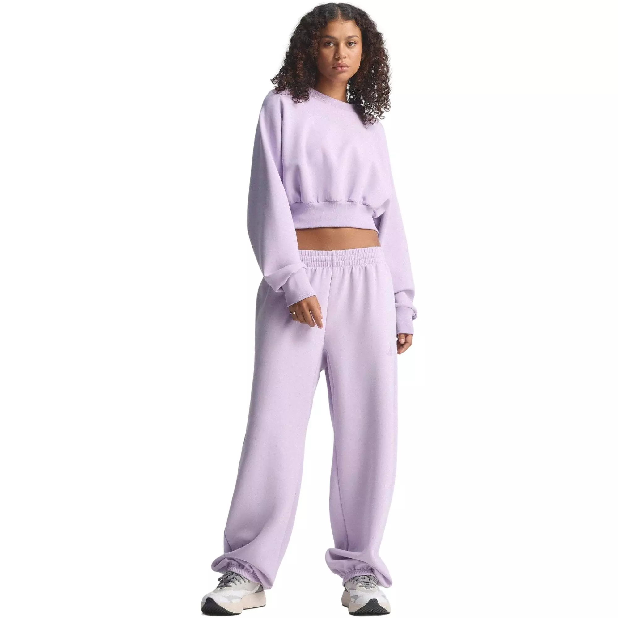adidas Women's ALL SZN Soft Lux Loose Pants - LILAC