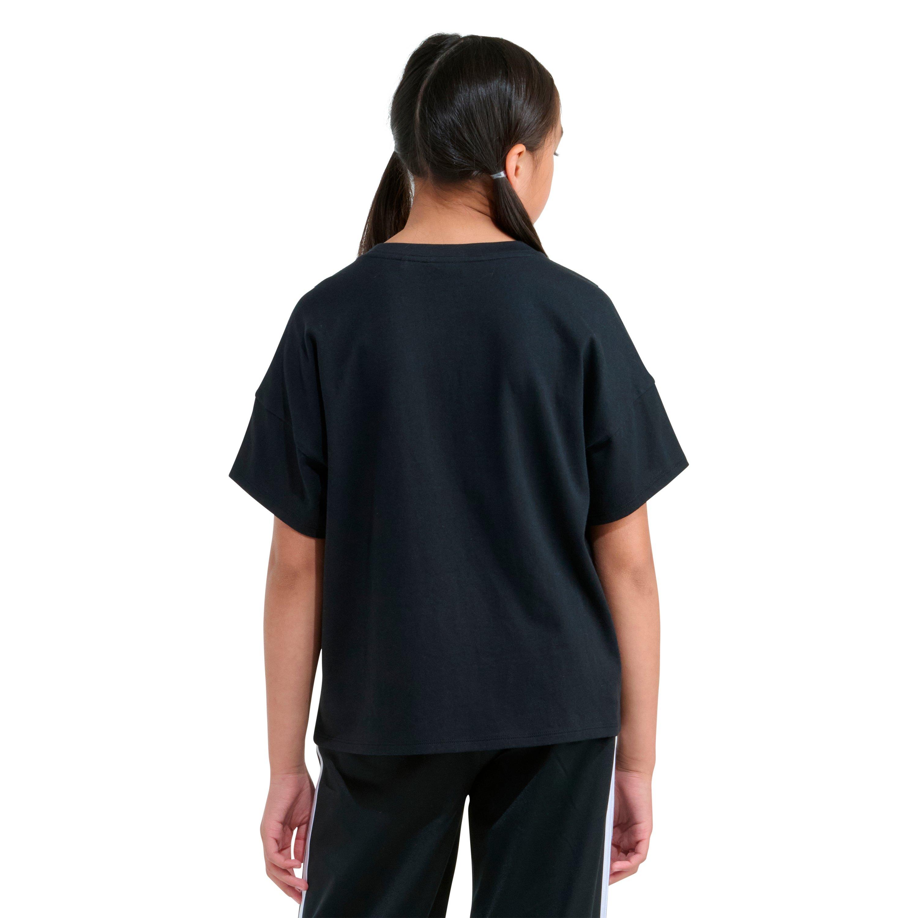 adidas Big Girls' Cheetah/Black Tee