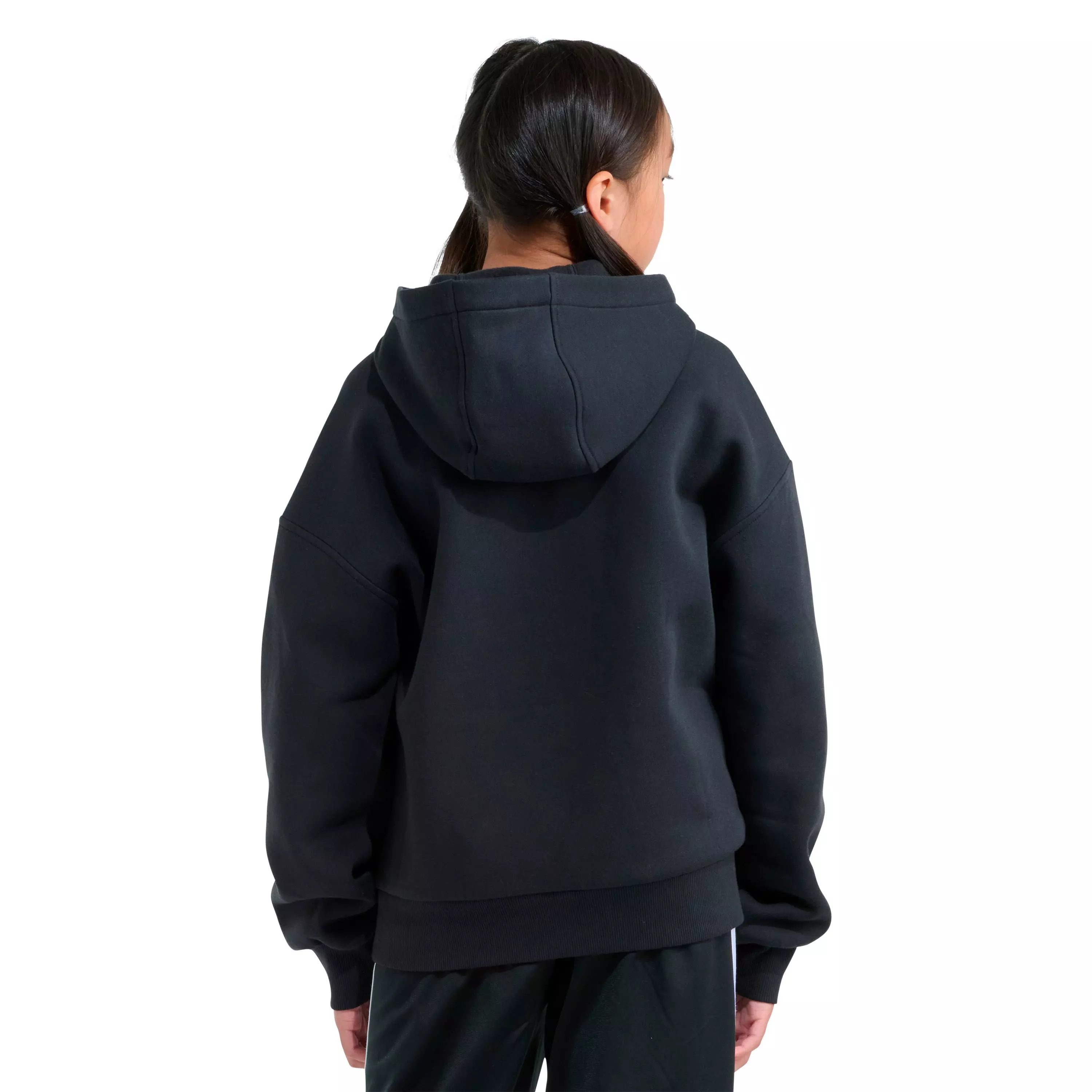 adidas Big Girls' Hoodie - Cheetah/Black - BLACK/BROWN