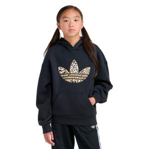 adidas Big Girls' Hoodie - Cheetah/Black
