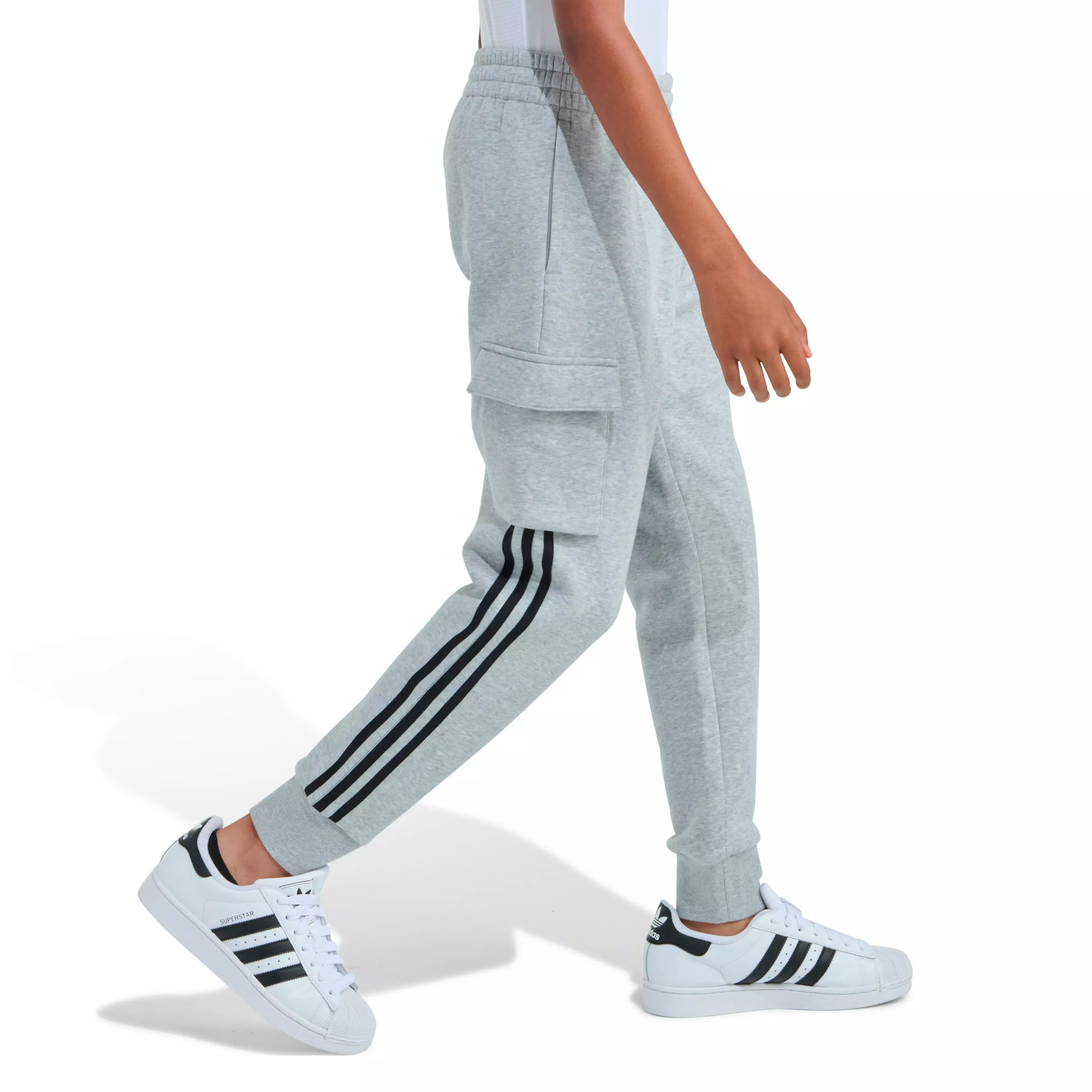 adidas Big Kids' Pants - Grey/Multi - GREY