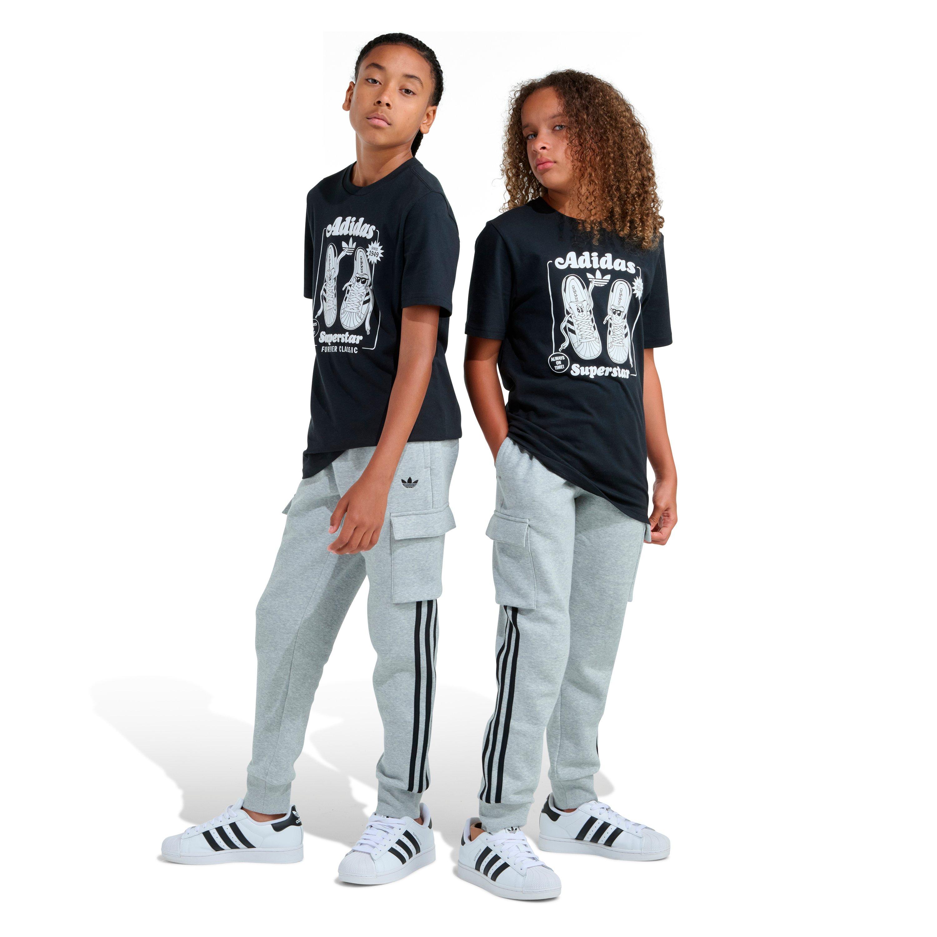 adidas Big Kids' Grey/Multi Pants