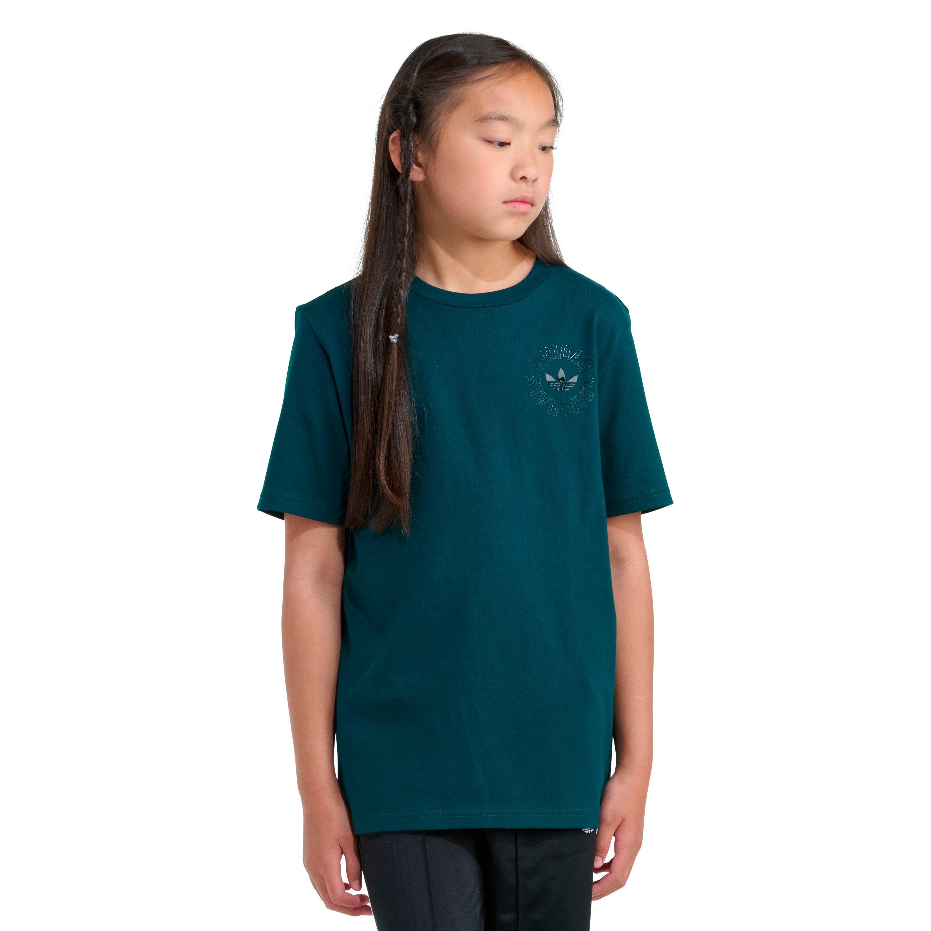 adidas Big Girls' Green Tee
