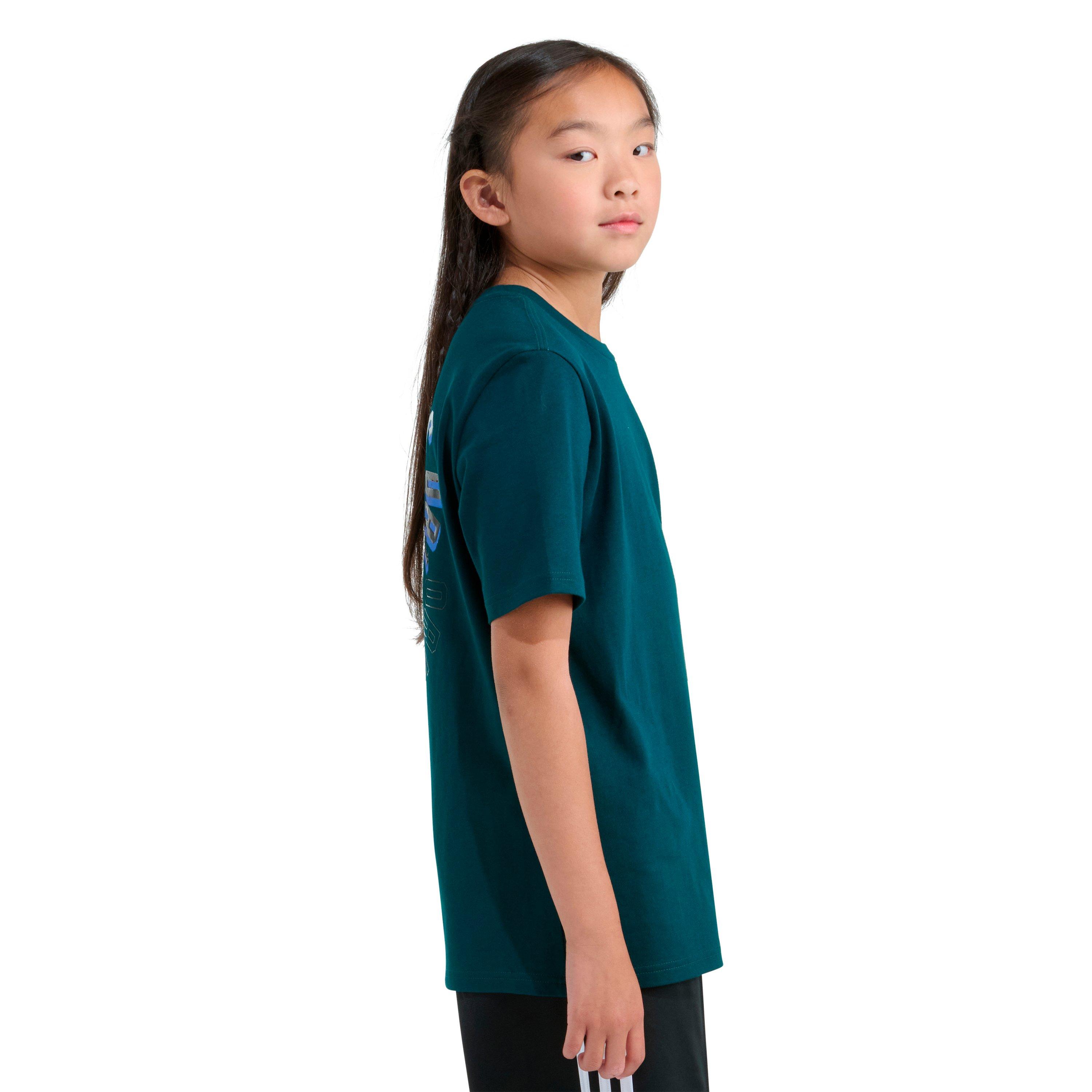 adidas Big Girls' Green Tee