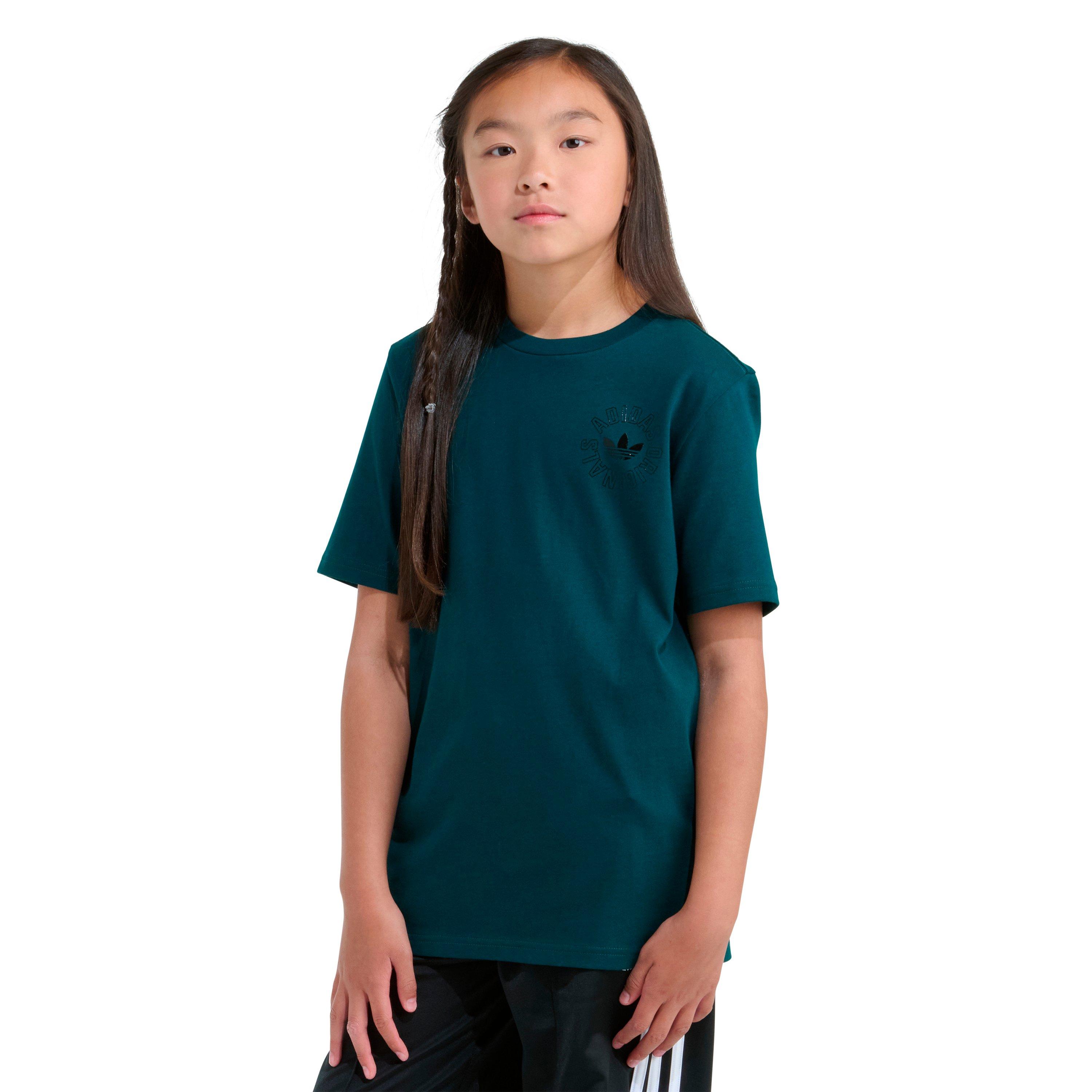 adidas Big Girls' Green Tee