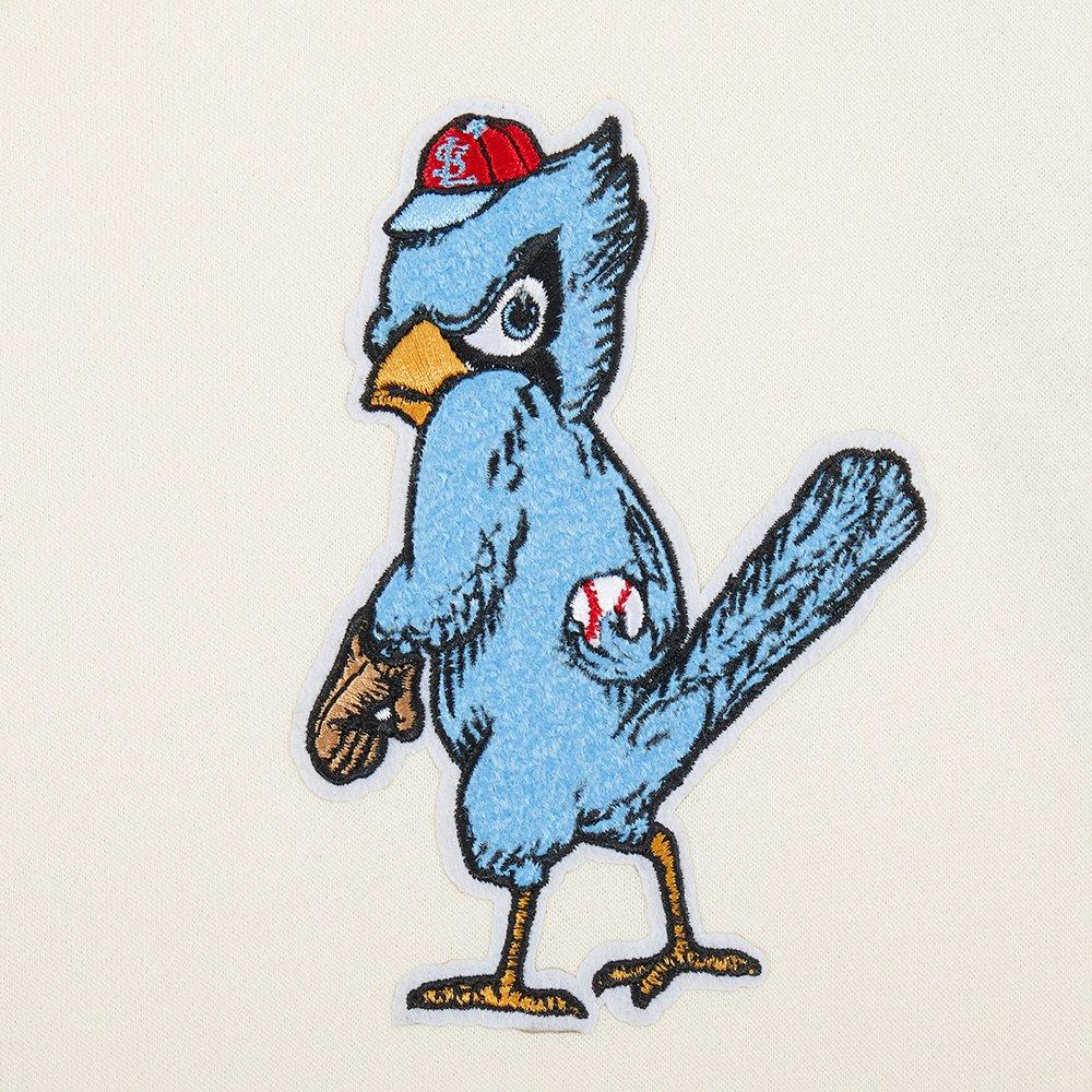 Pro Standard Youth St. Louis Cardinals Retro Classic Hoodie-Eggshell - CREAM Thumbnail View 5