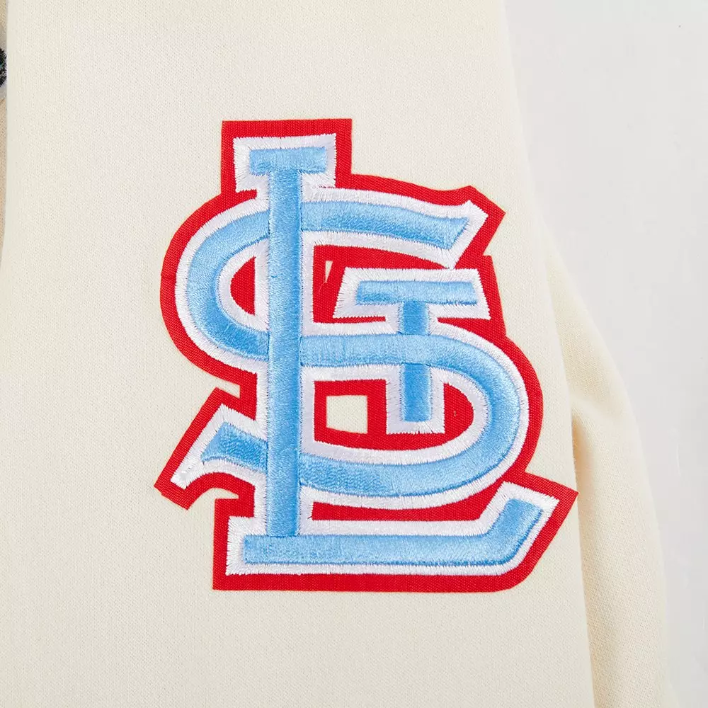 Pro Standard Youth St. Louis Cardinals Retro Classic Hoodie-Eggshell - CREAM
