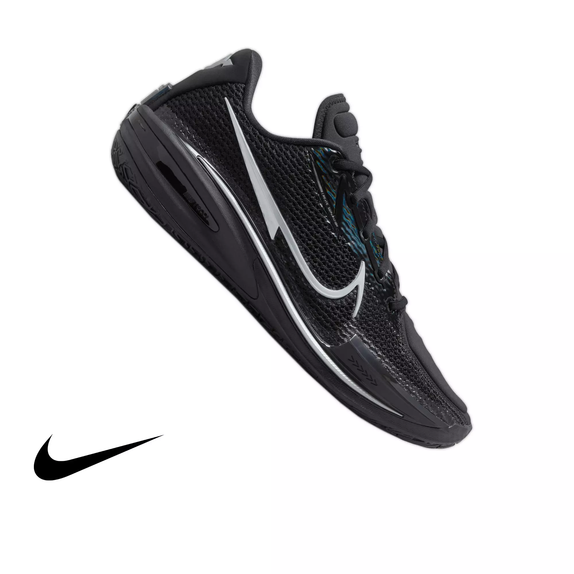 Nike G.T. Cut "Black" Men's Basketball Shoe - BLACK/CHROME