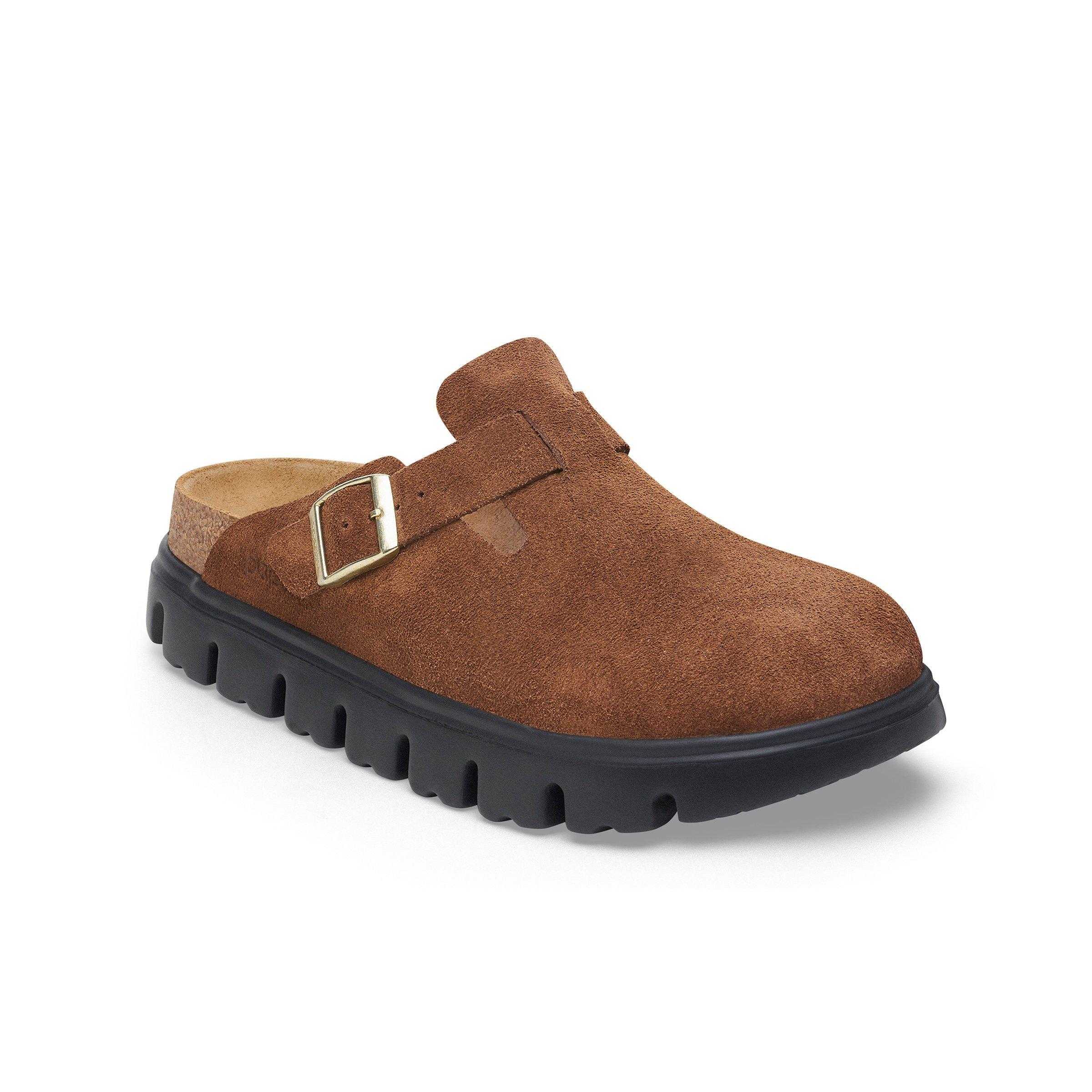 Birkenstock Boston Chunky "Brown/Black" Women's Sandal - BROWN/BLACK Thumbnail View 1