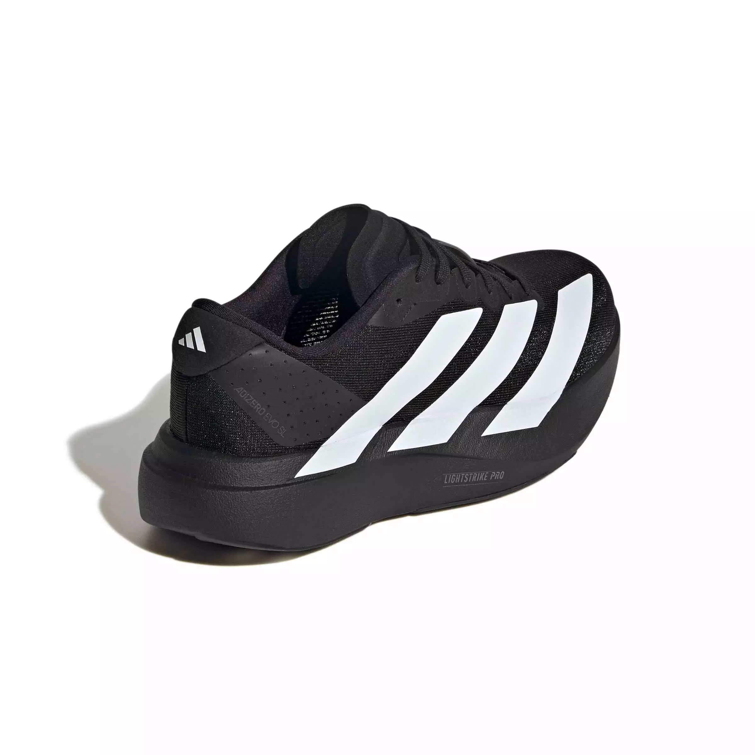 adidas Adizero Evo SL "Core Black/Ftwr White/Carbon" Grade School Boys' Shoe - BLACK/WHITE