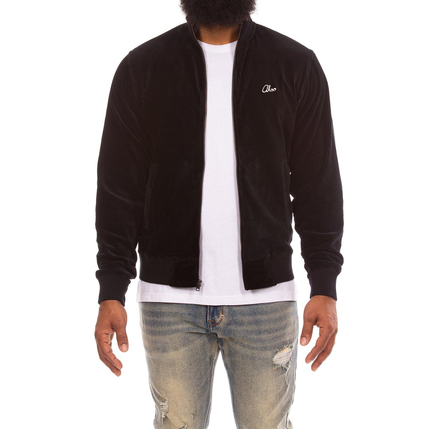 AKOO Men's Juice Corduroy Jacket - BLACK Thumbnail View 1