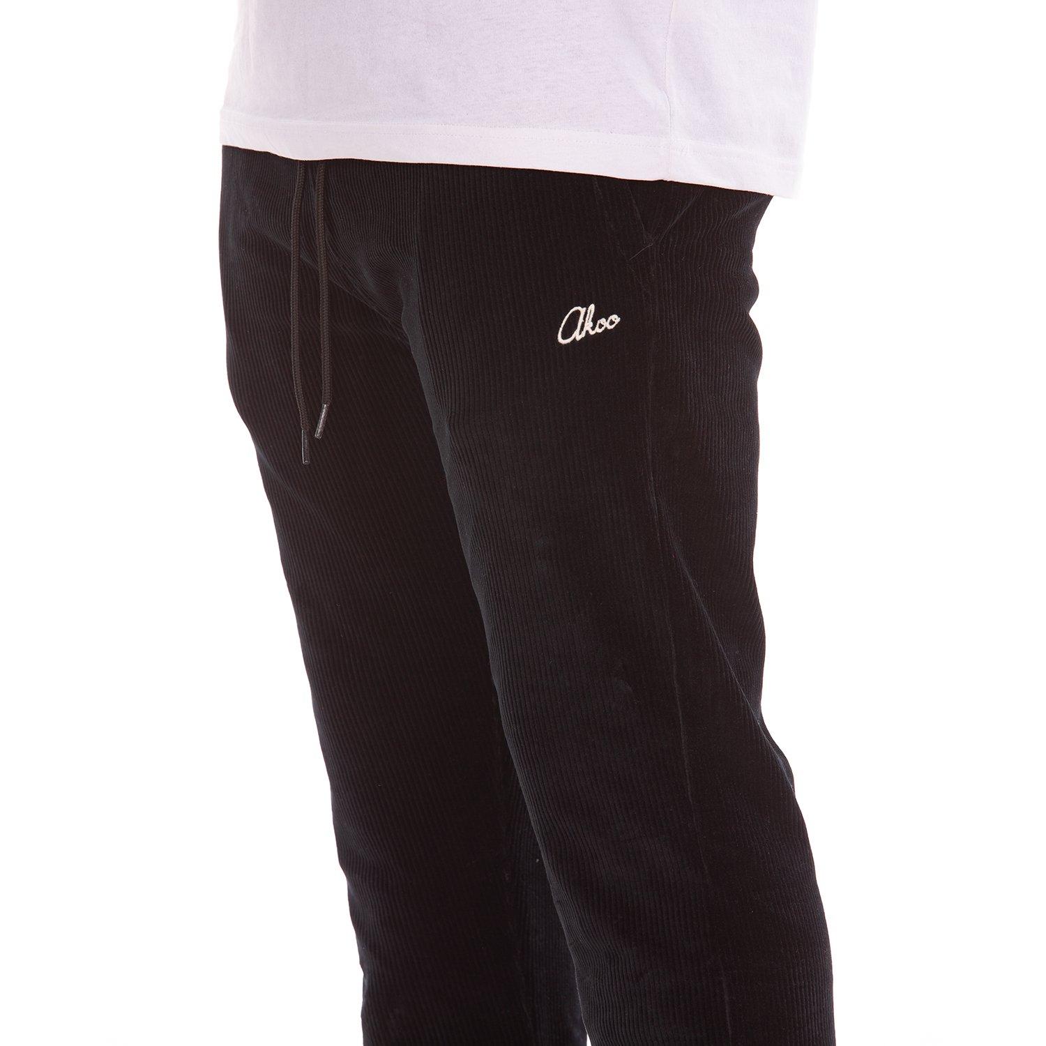 AKOO Men's Outside Corduroy Pants - BLACK Thumbnail View 3