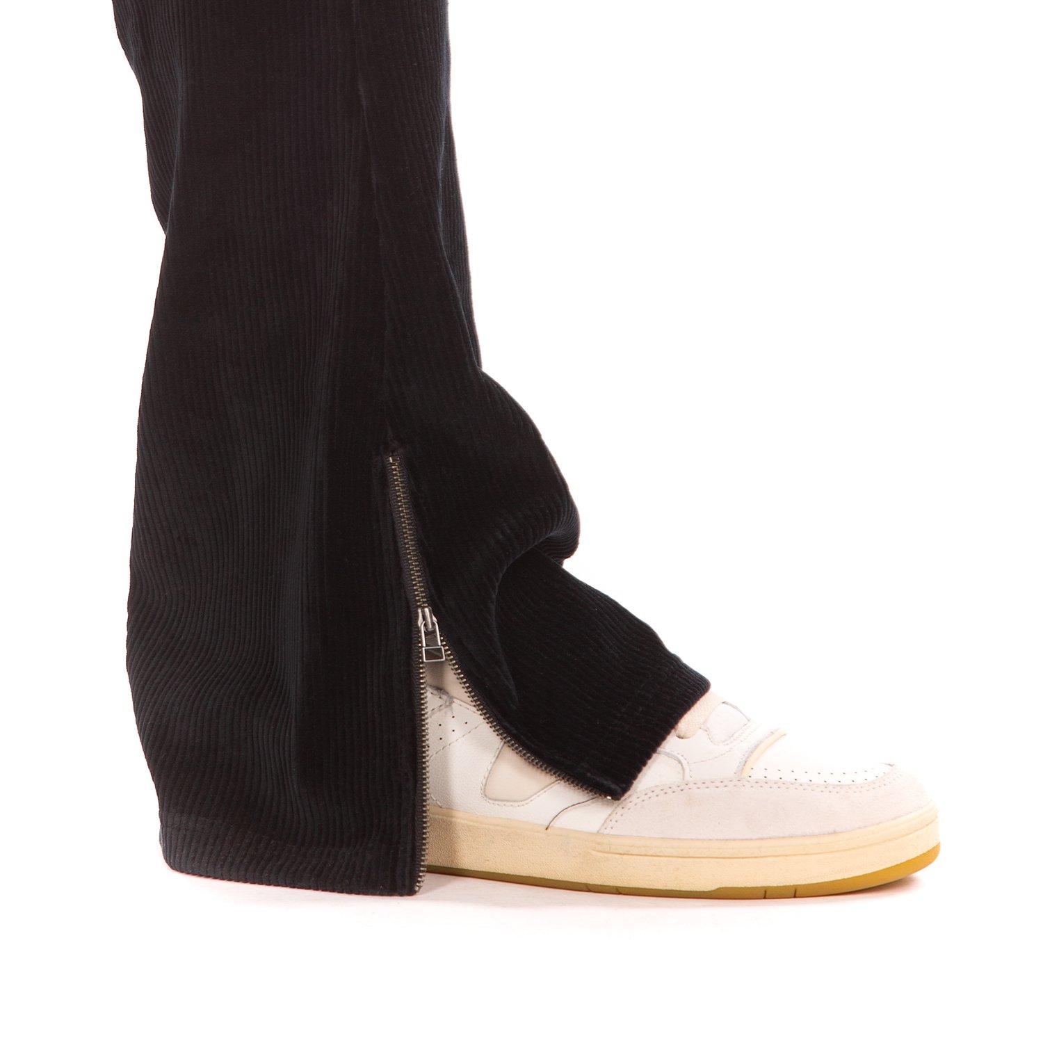 AKOO Men's Outside Corduroy Pants - BLACK Thumbnail View 4