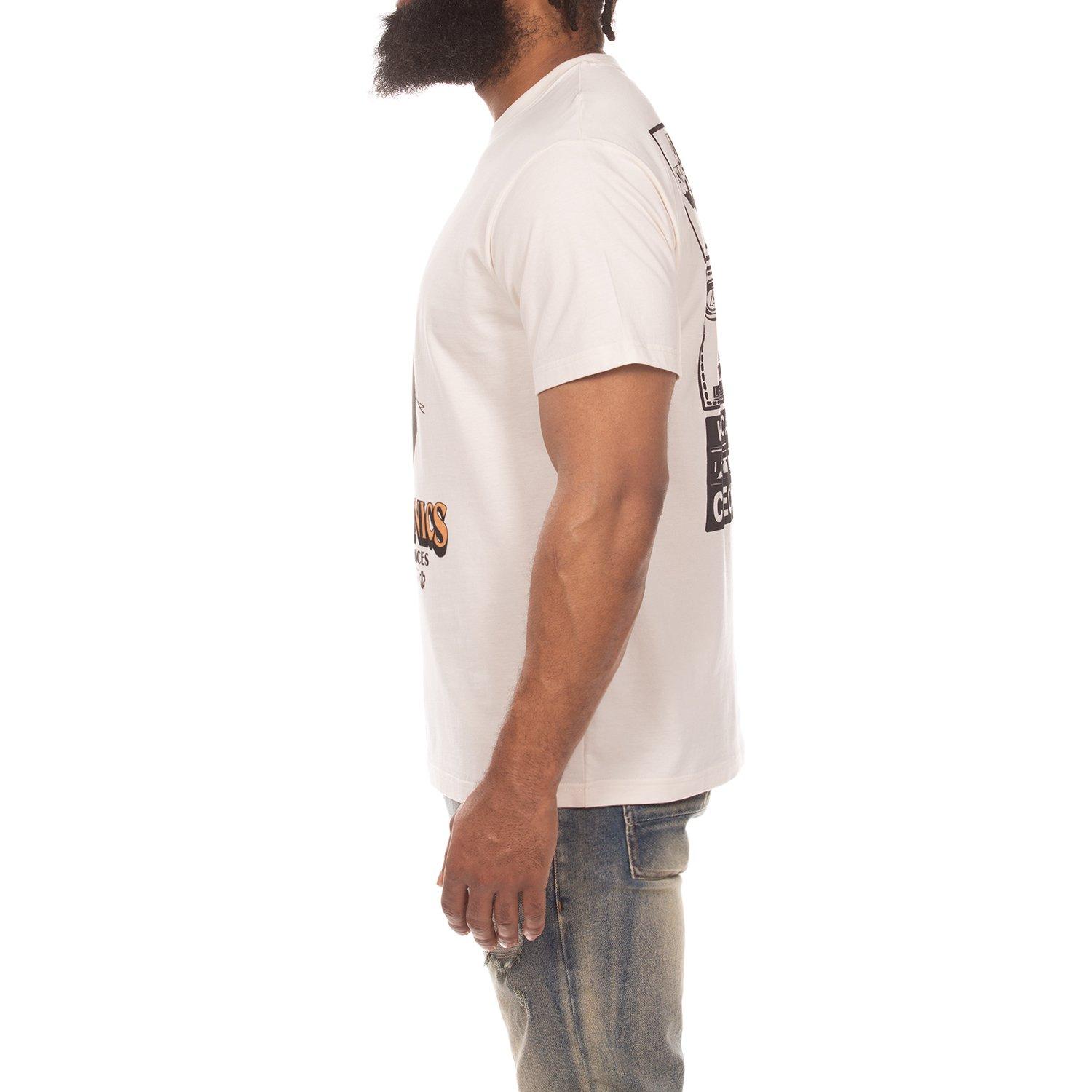 AKOO Men's Static Tee - Whistle White - OFF-WHITE Thumbnail View 6