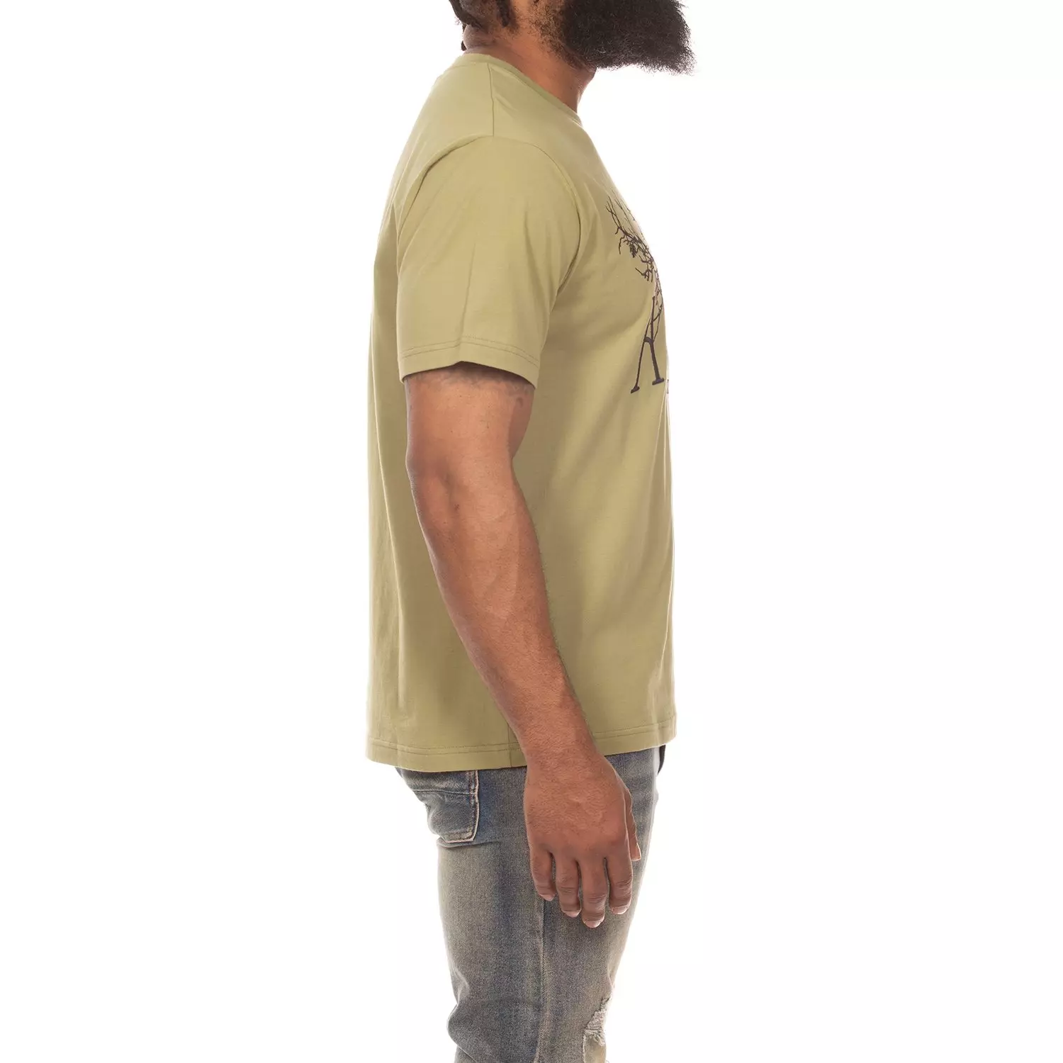 AKOO Men's Family Tree Tee - Sage - GREEN