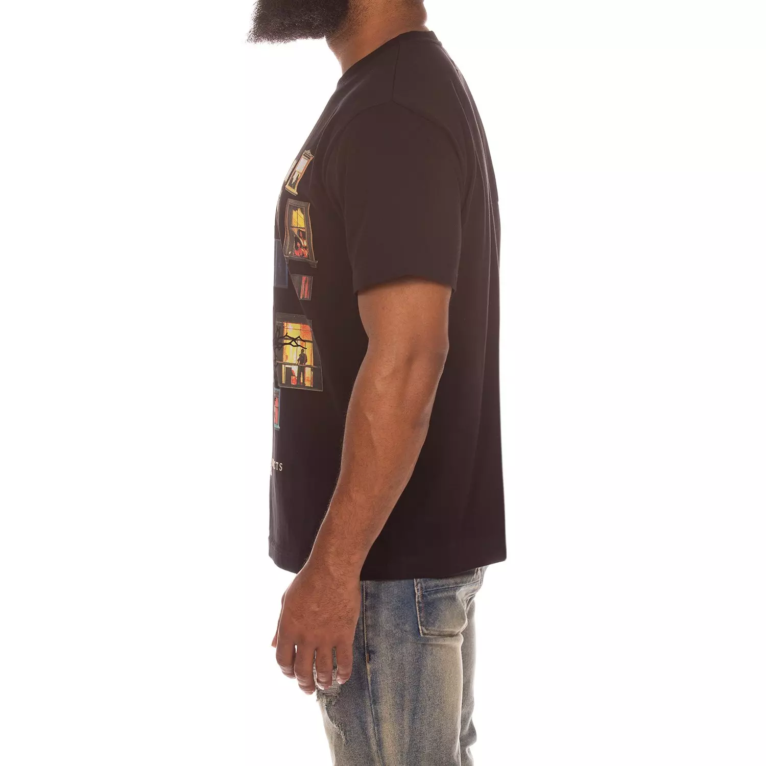 AKOO Men's Block View Tee - Black - BLACK