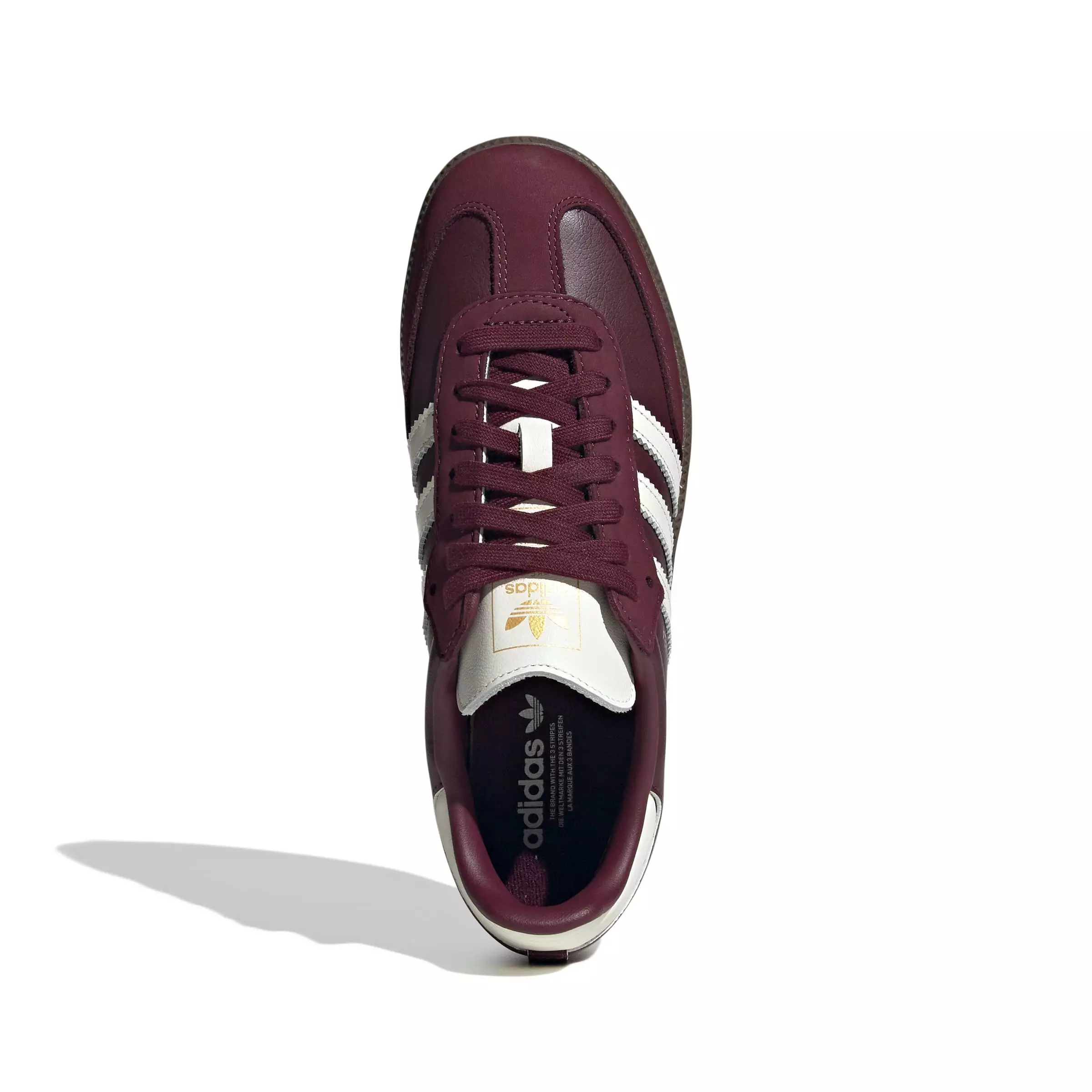 adidas Originals Samba OG "Maroon/Off White" Women's Shoe - MAROON/WHITE