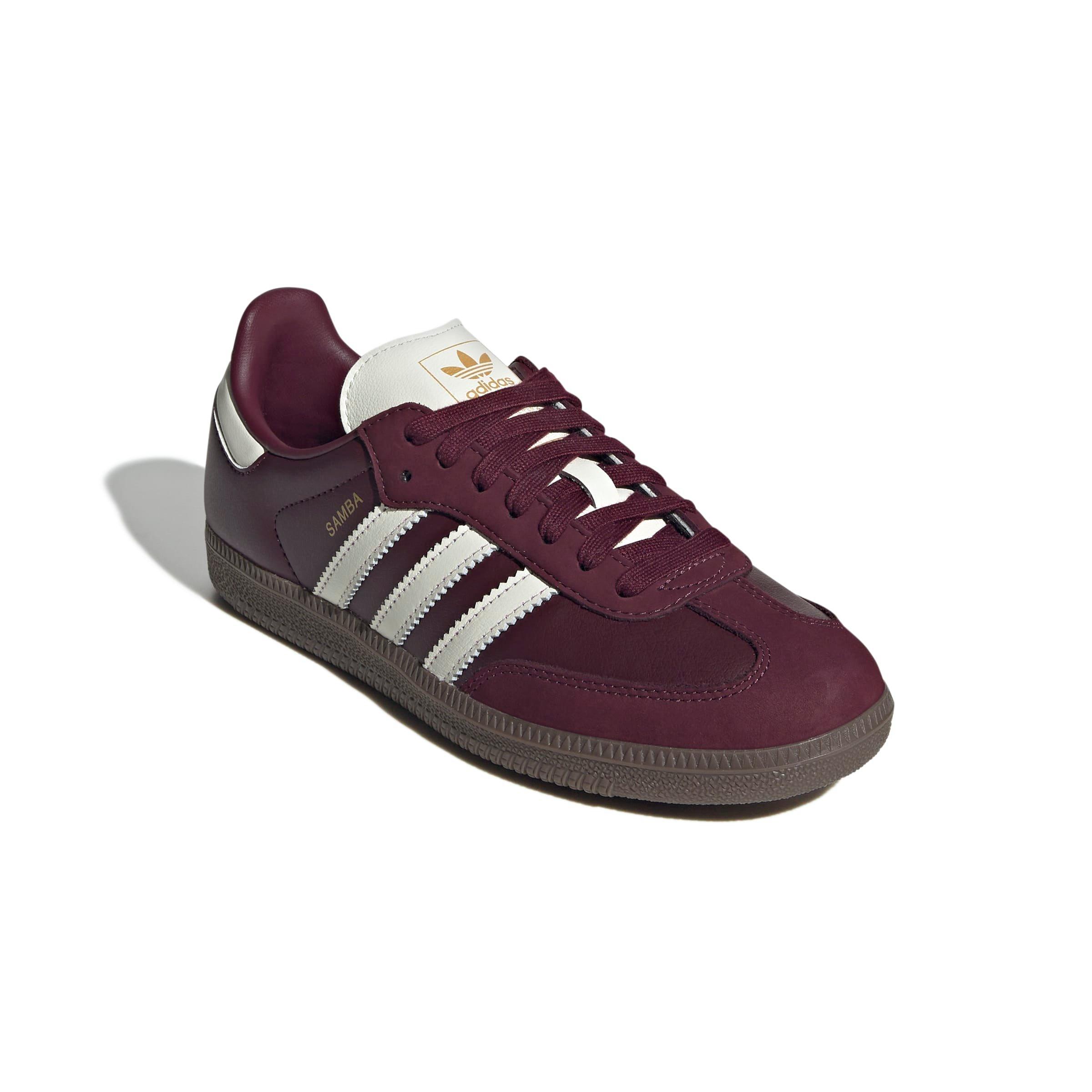 adidas Originals Samba OG "Maroon/Off White" Women's Shoe - MAROON/WHITE Thumbnail View 5