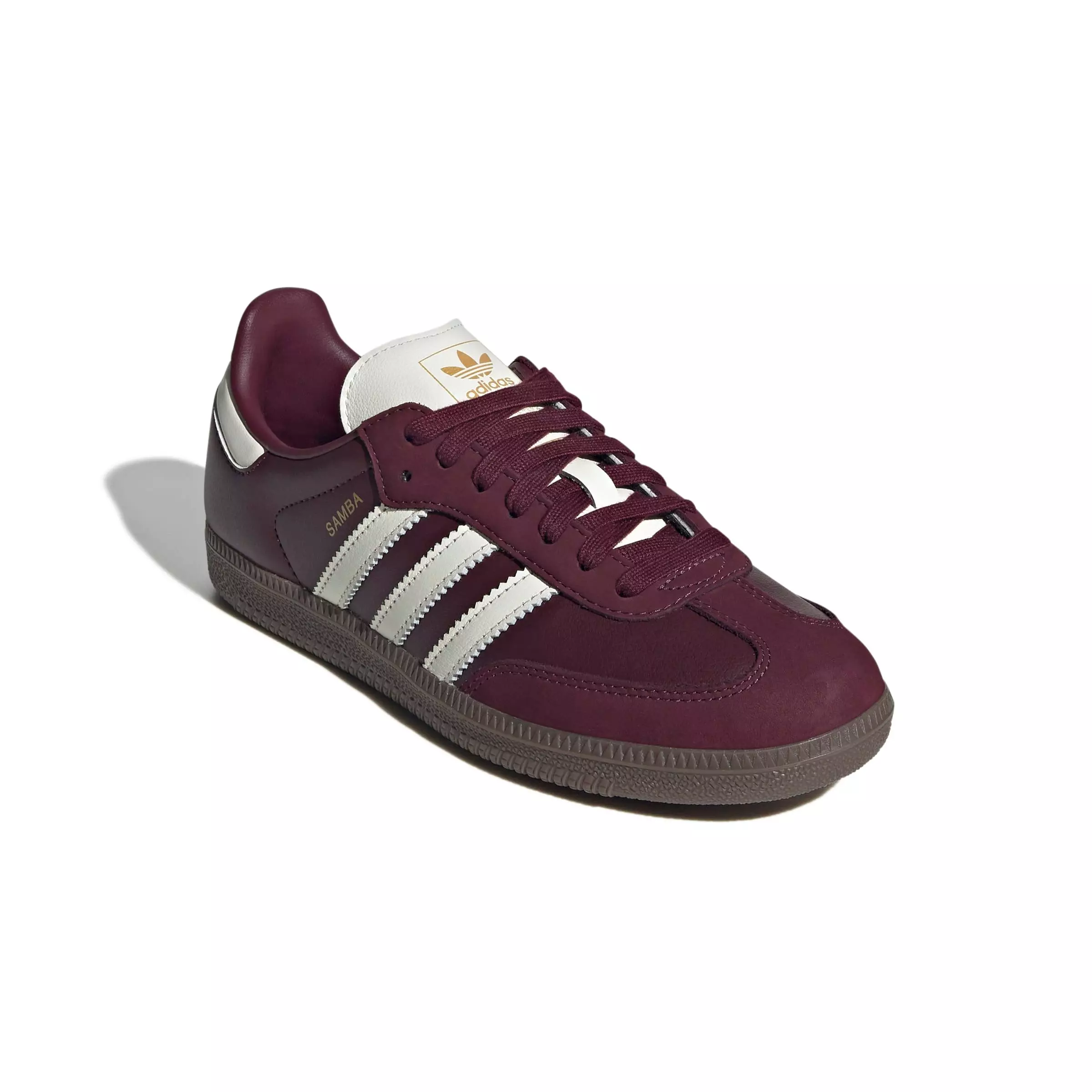 adidas Originals Samba OG "Maroon/Off White" Women's Shoe - MAROON/WHITE