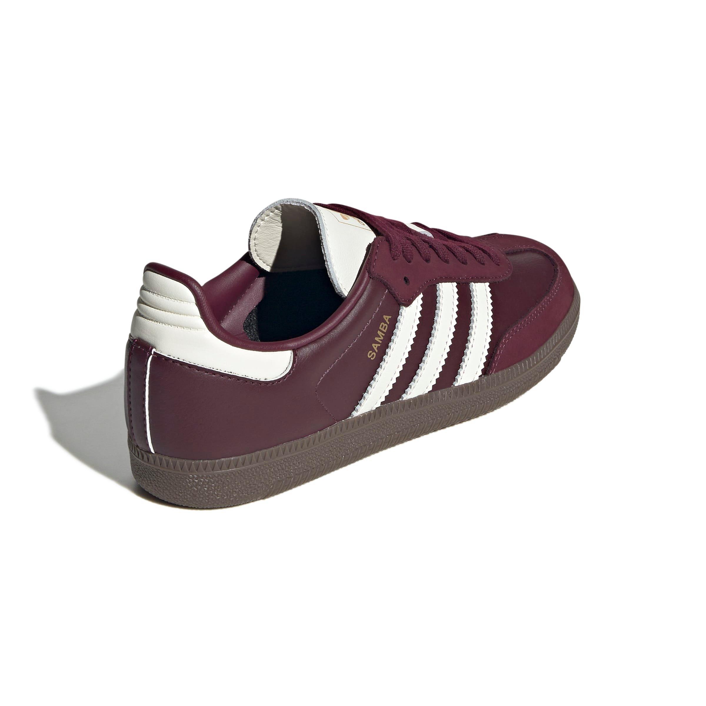 adidas Originals Samba OG "Maroon/Off White" Women's Shoe - MAROON/WHITE Thumbnail View 6