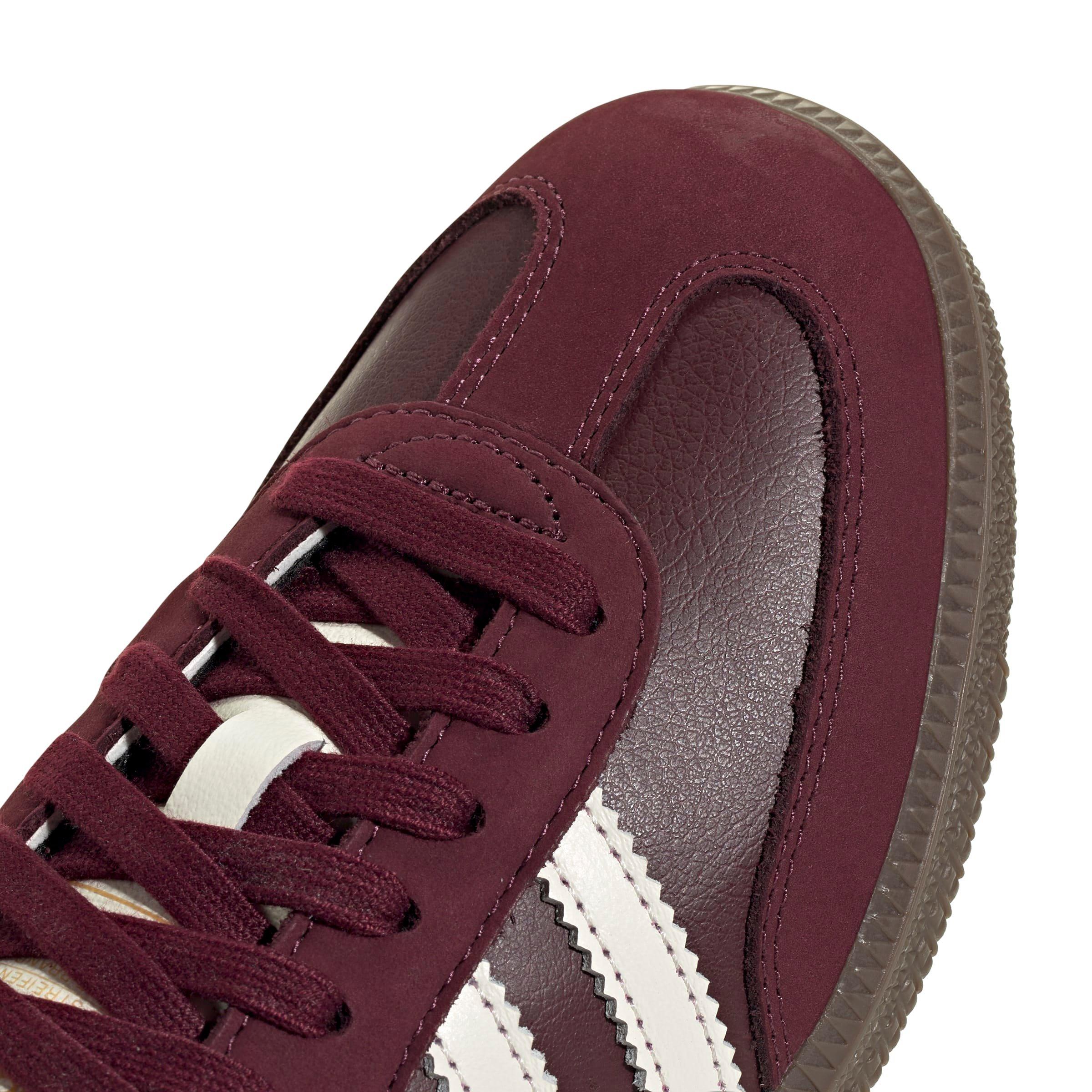 adidas Originals Samba OG "Maroon/Off White" Women's Shoe - MAROON/WHITE Thumbnail View 7
