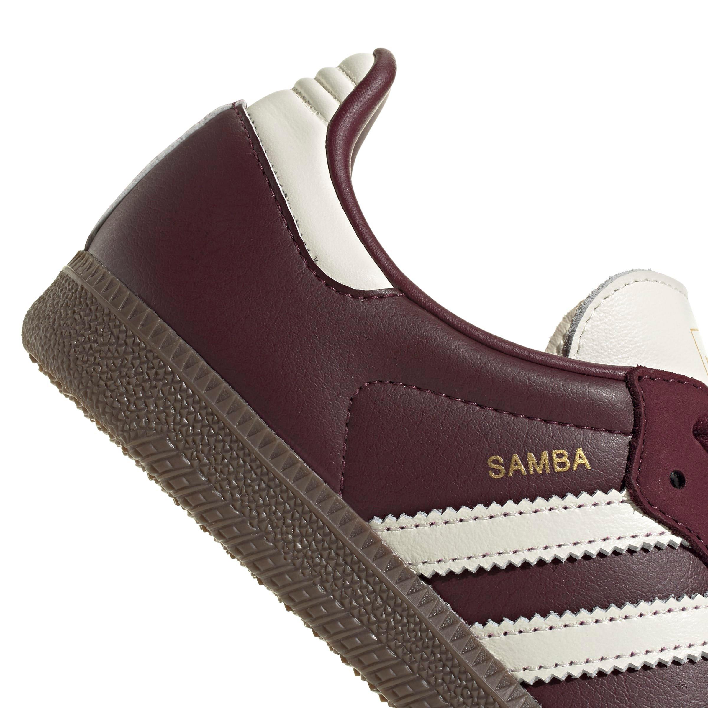 adidas Originals Samba OG "Maroon/Off White" Women's Shoe - MAROON/WHITE Thumbnail View 8