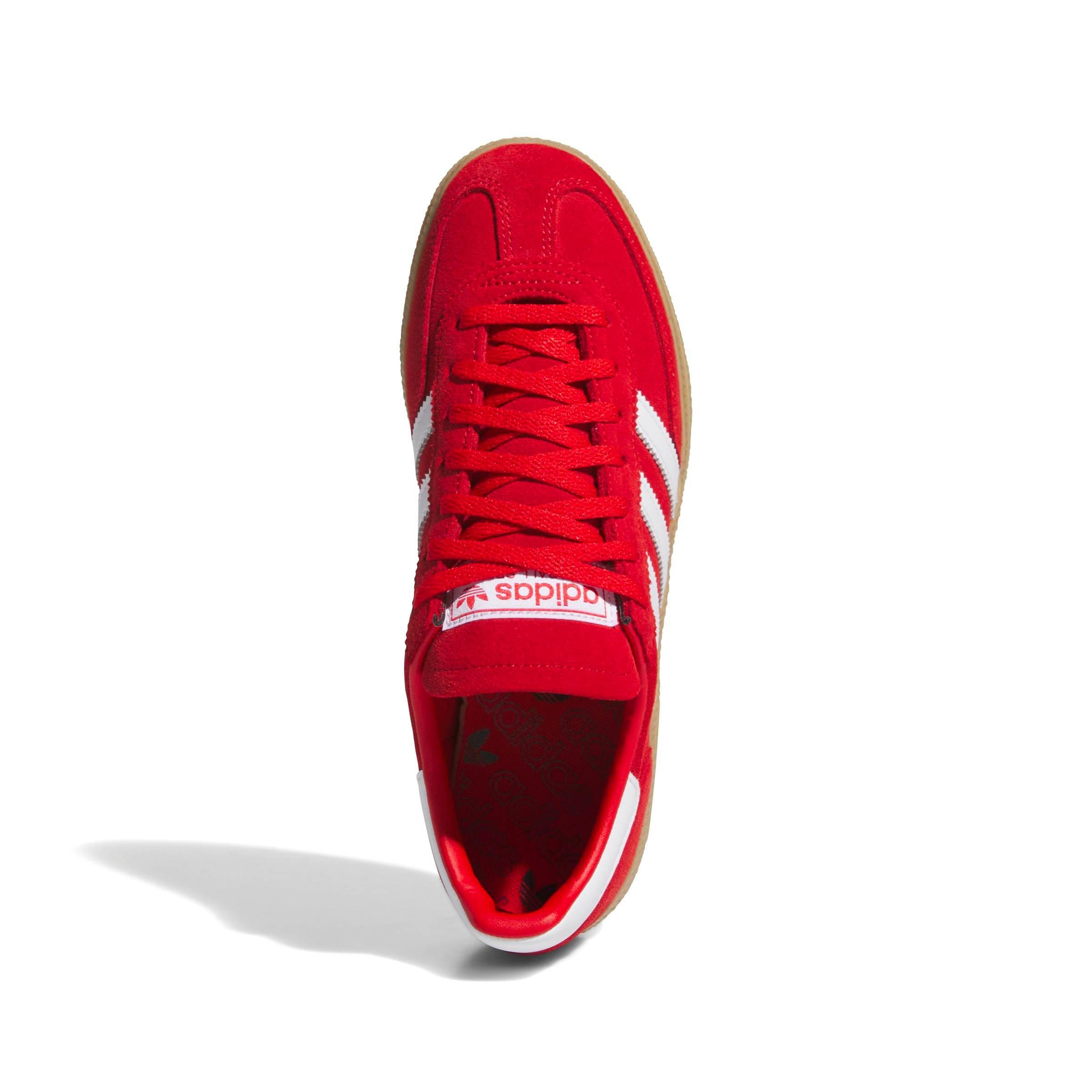 adidas Originals Handball Spezial "Better Scarlet/White/Gold Metallic" Women's Shoe - RED/WHITE Thumbnail View 3