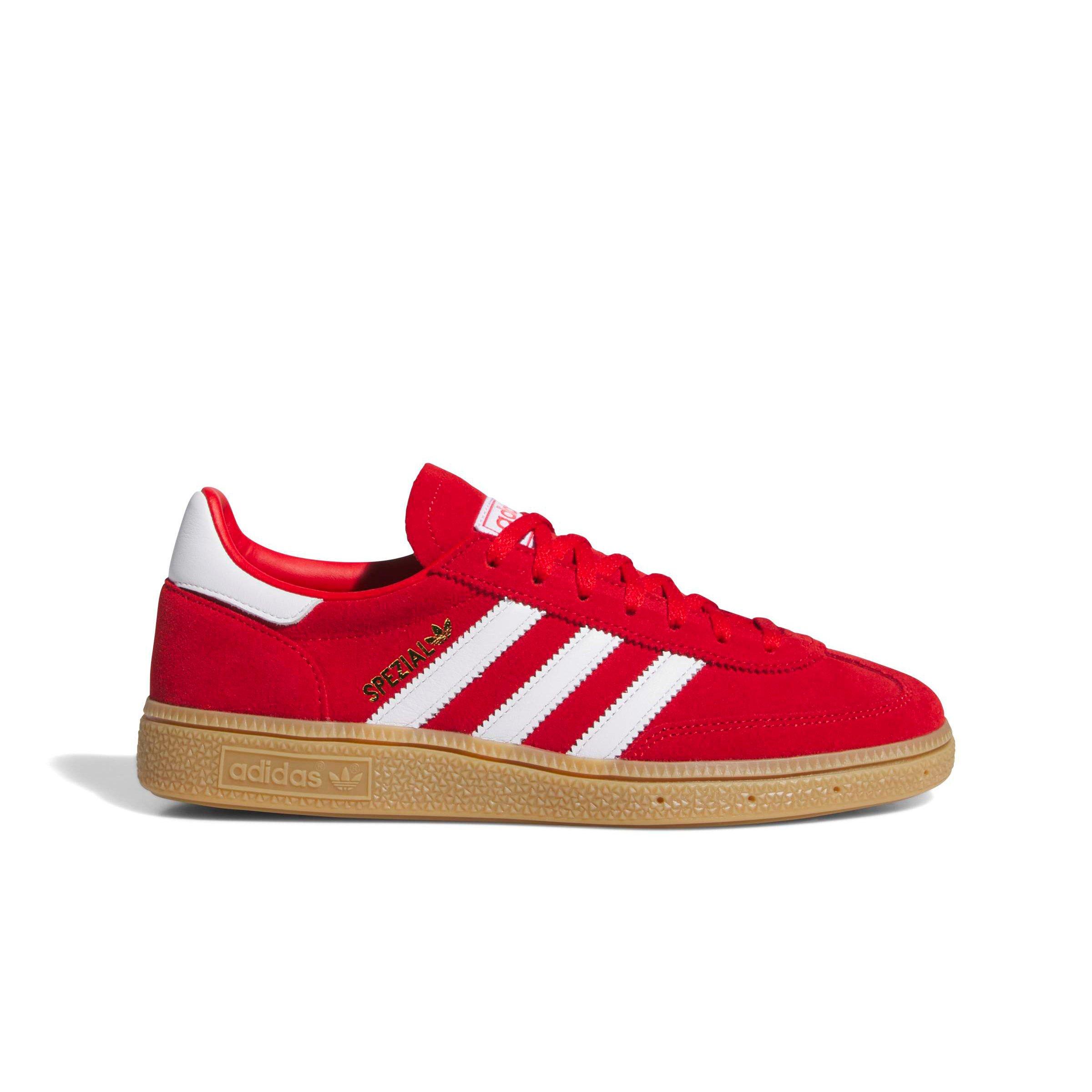 adidas Originals Handball Spezial "Better Scarlet/White/Gold Metallic" Women's Shoe - RED/WHITE Thumbnail View 1
