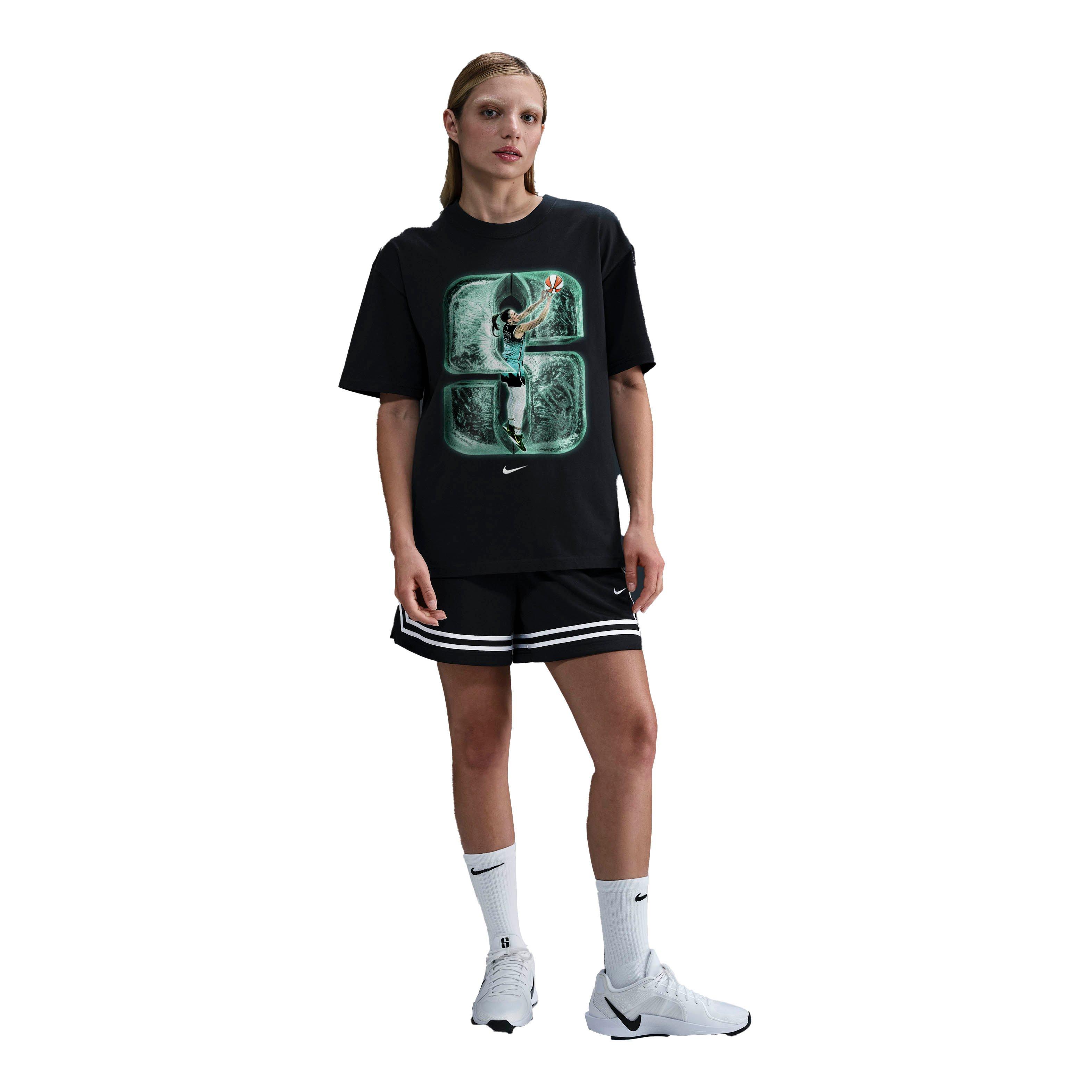 Nike Women's Sabrina Ionescu "So Win" Basketball Tee - BLACK Thumbnail View 4