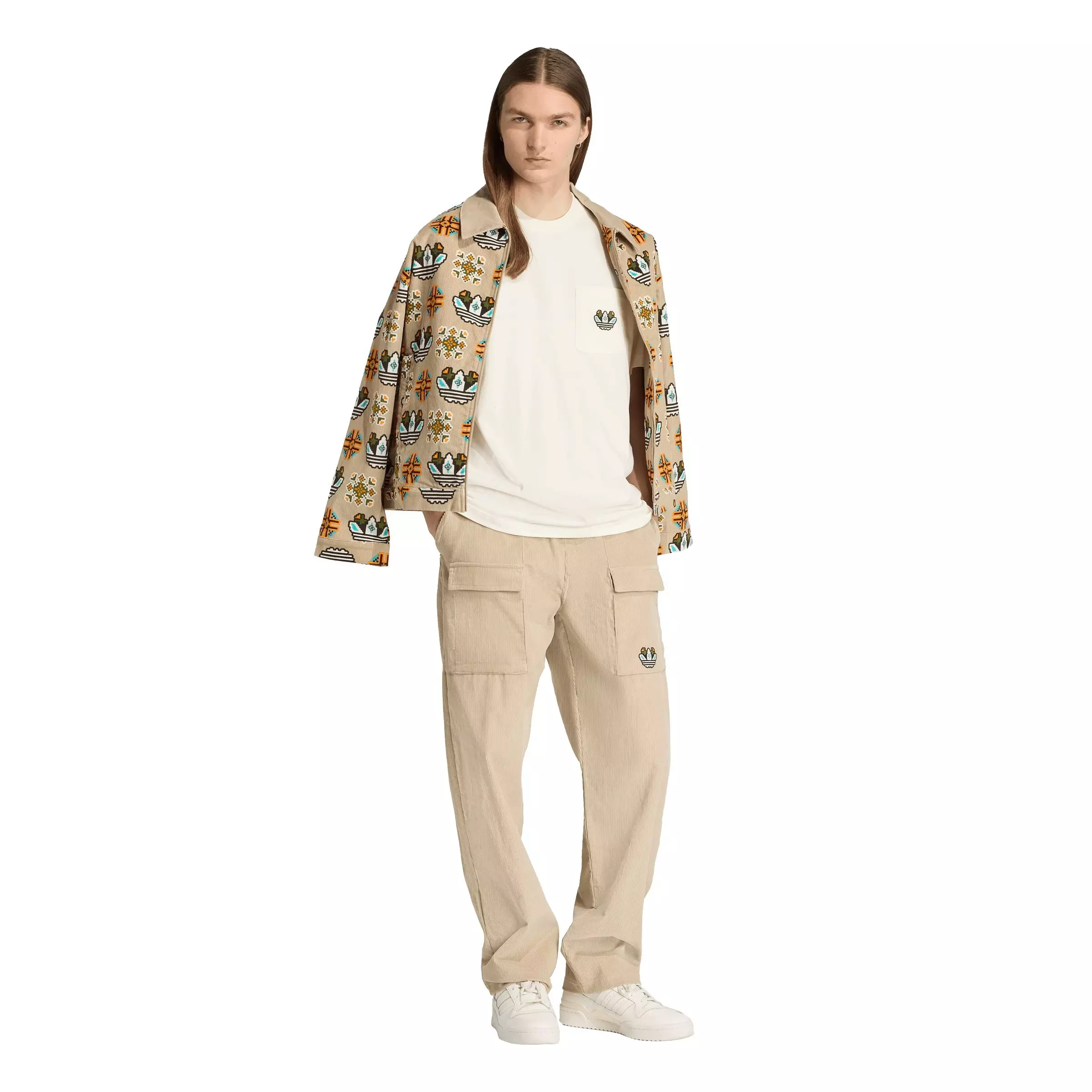 adidas Originals Men's Monogram Regular Pants - KHAKI