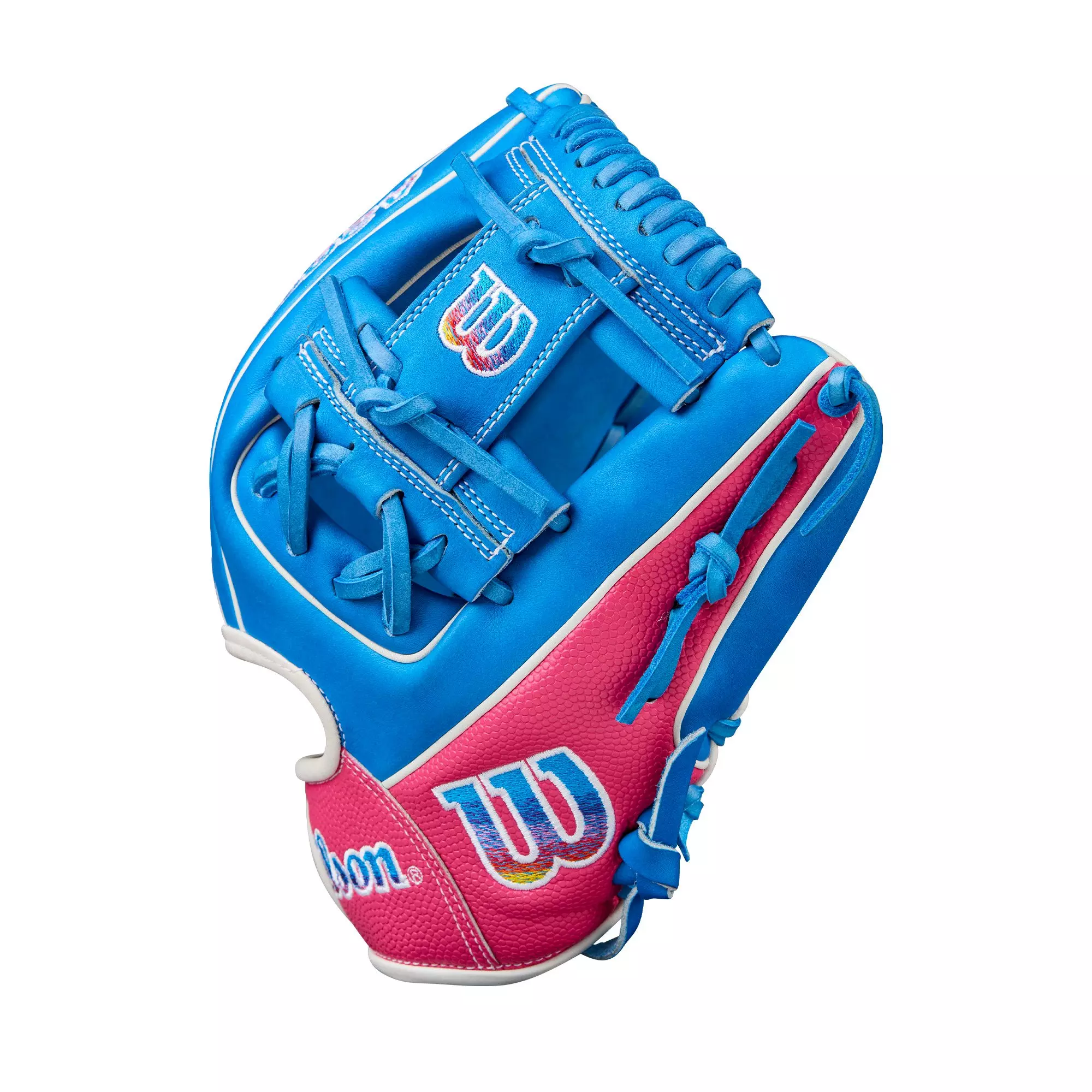 Wilson A2000 DP15 Love The Moment Baseball Fielders Glove 2025 - BLUE/PINK