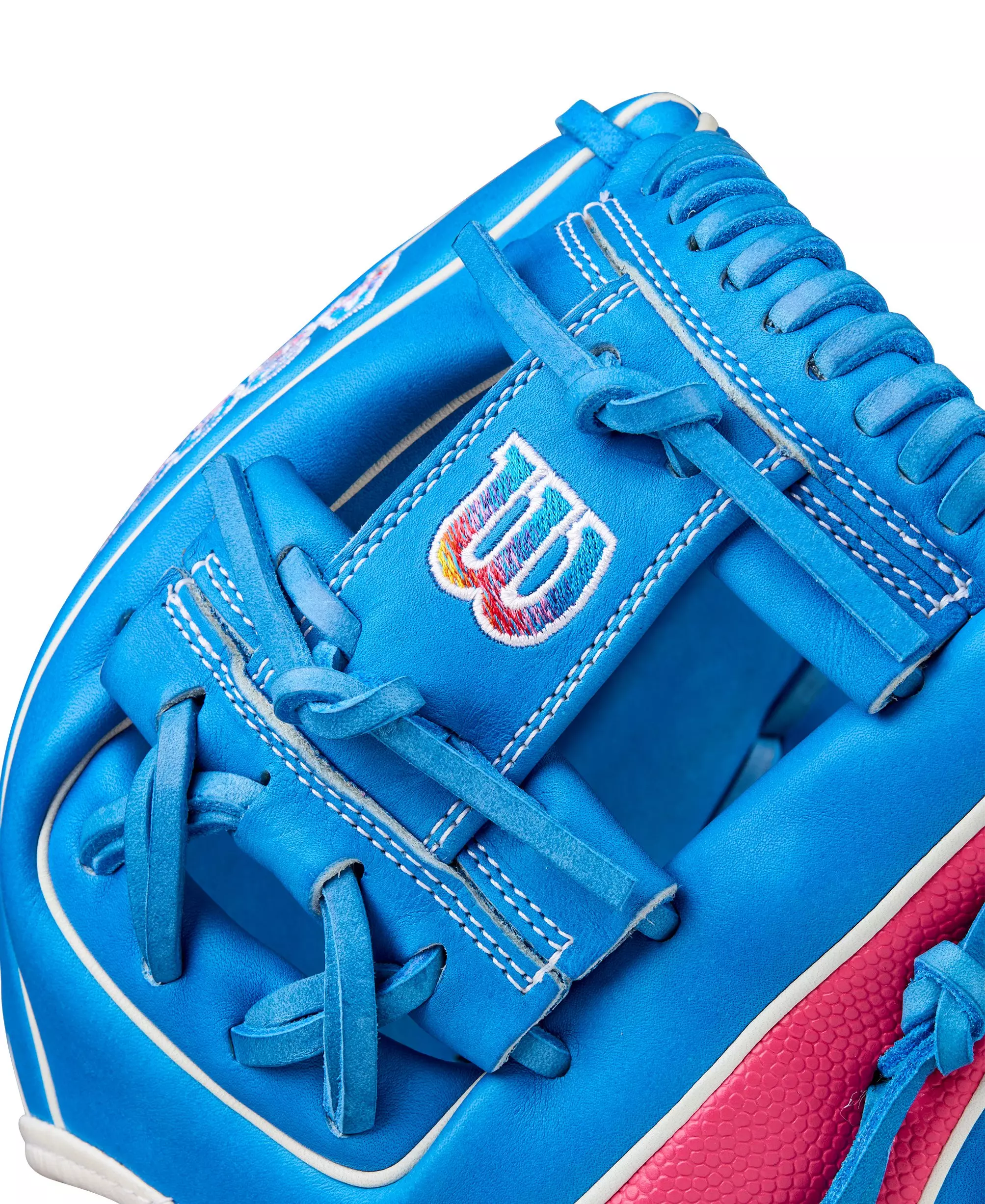 Wilson A2000 DP15 Love The Moment Baseball Fielders Glove 2025 - BLUE/PINK