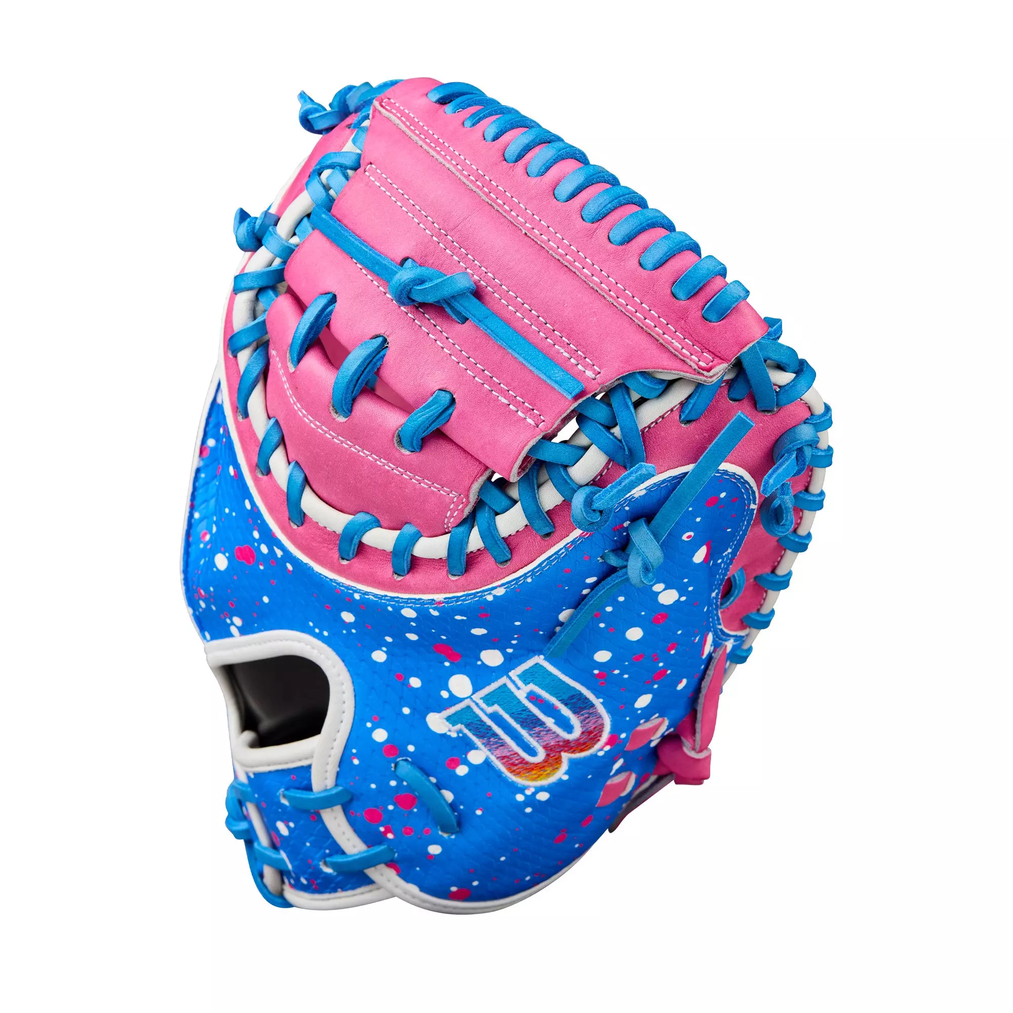 Wilson A2000 CM33SS 33” Love the Moment Baseball Catcher’s Mitt 2025 - BLUE/PINK
