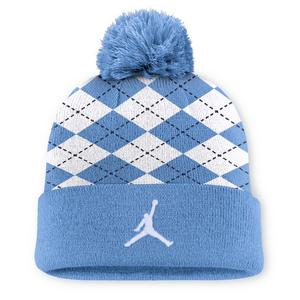 '47 North Carolina Tar Heels Argyle Knit Cap-Light Blue