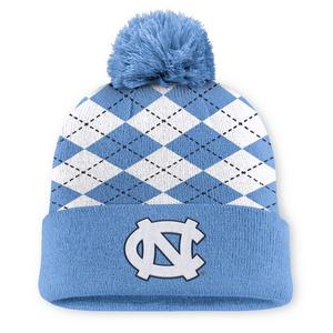 '47 North Carolina Tar Heels Argyle Knit Cap-Light Blue